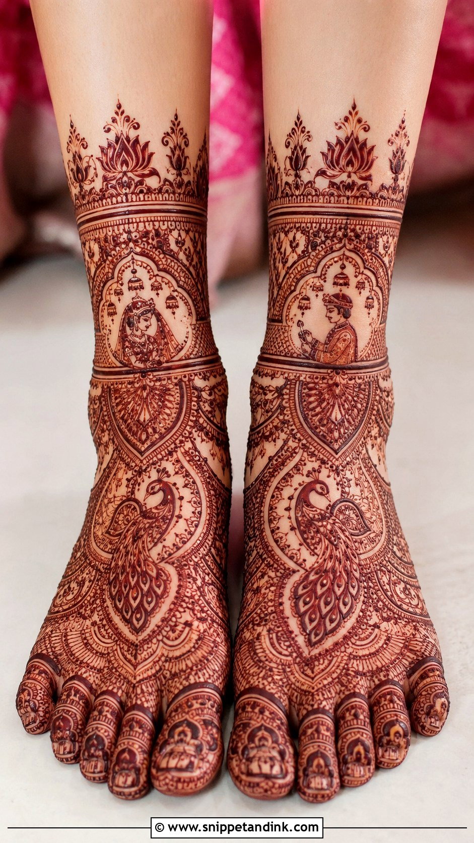 Dulhan Feet Mehndi Design - Snippet and Ink - 35 Feet Mehndi Designs