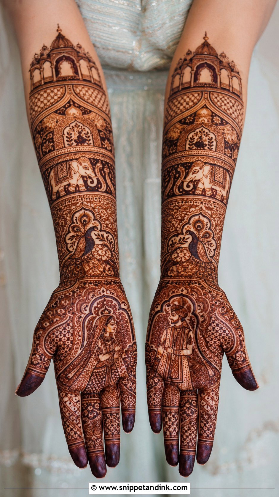 Dulhan Mehndi Design - Snippet and Ink - 35 Traditional Mehndi Designs