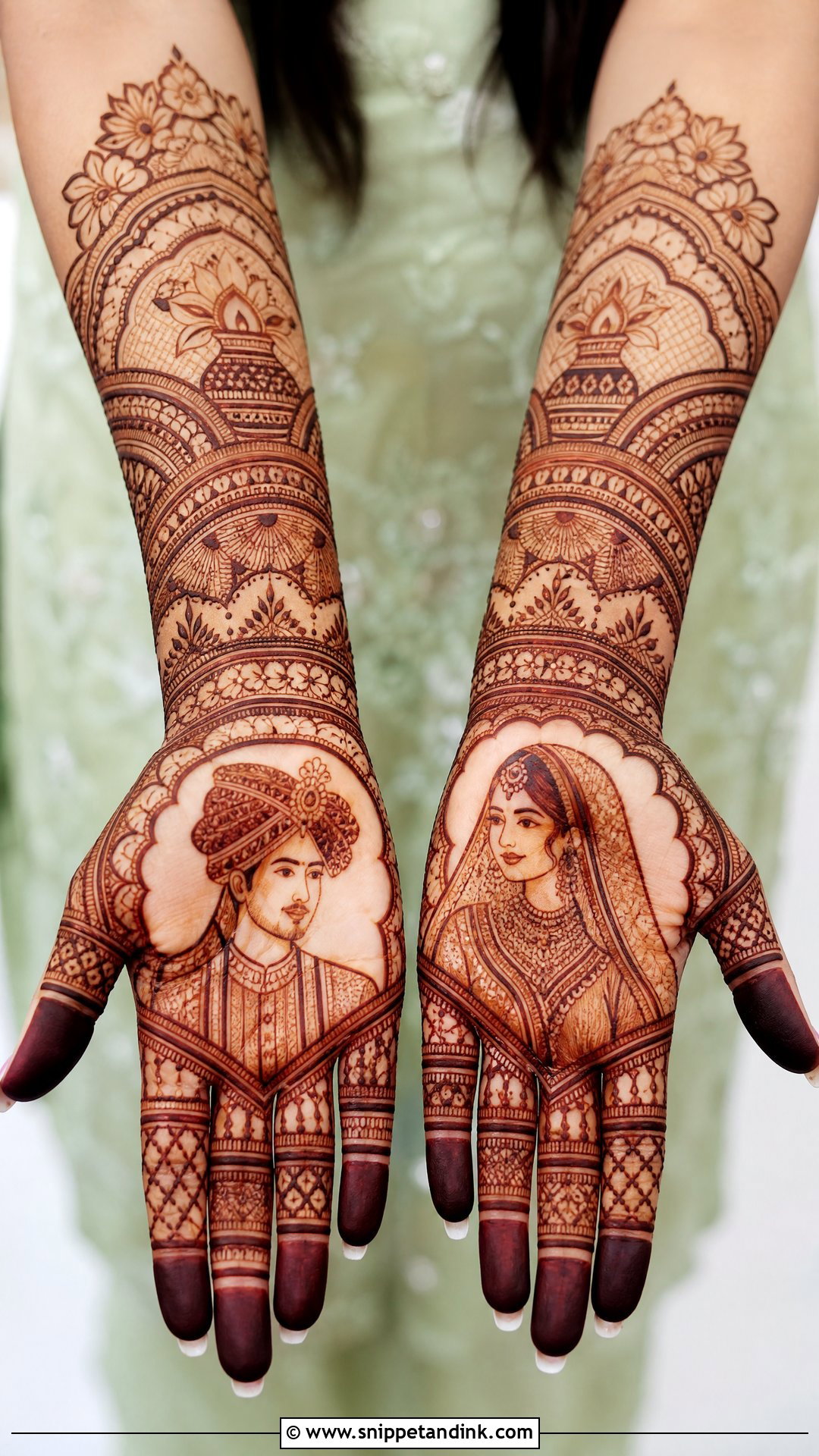 Dulhan Mehndi Design Full Hand - Snippet and Ink - 30 Indian Bridal Mehndi Designs