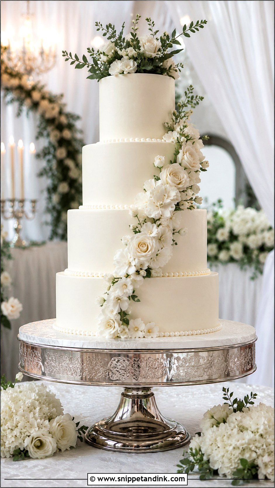 Dummy Tier Wedding Cake Servings - Snippet and Ink - 20 Wedding Cake Serving Guide