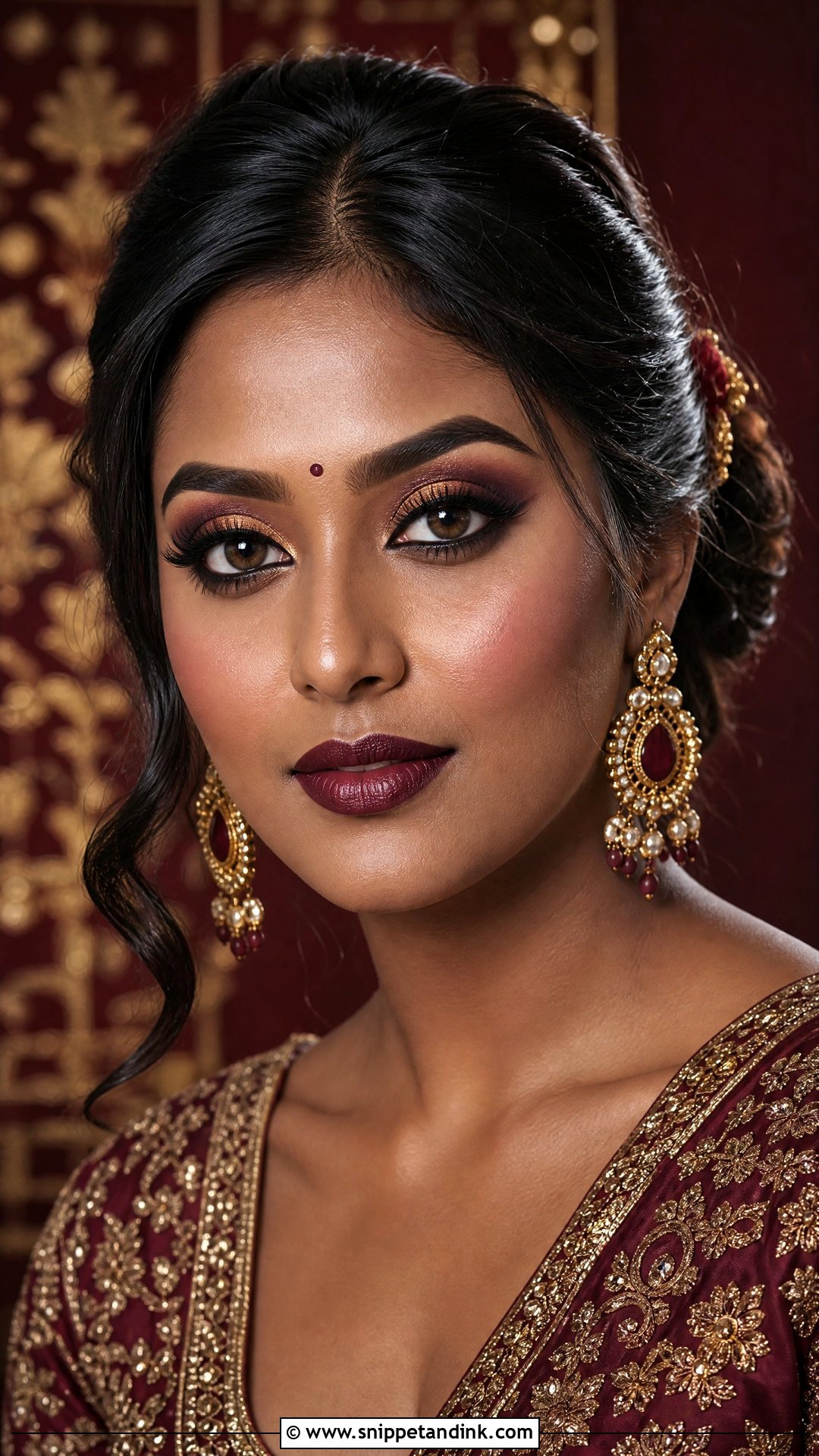 Dusky Skin Barat Bridal Makeup - Snippet and Ink - 25 Barat Bridal Makeup Ideas