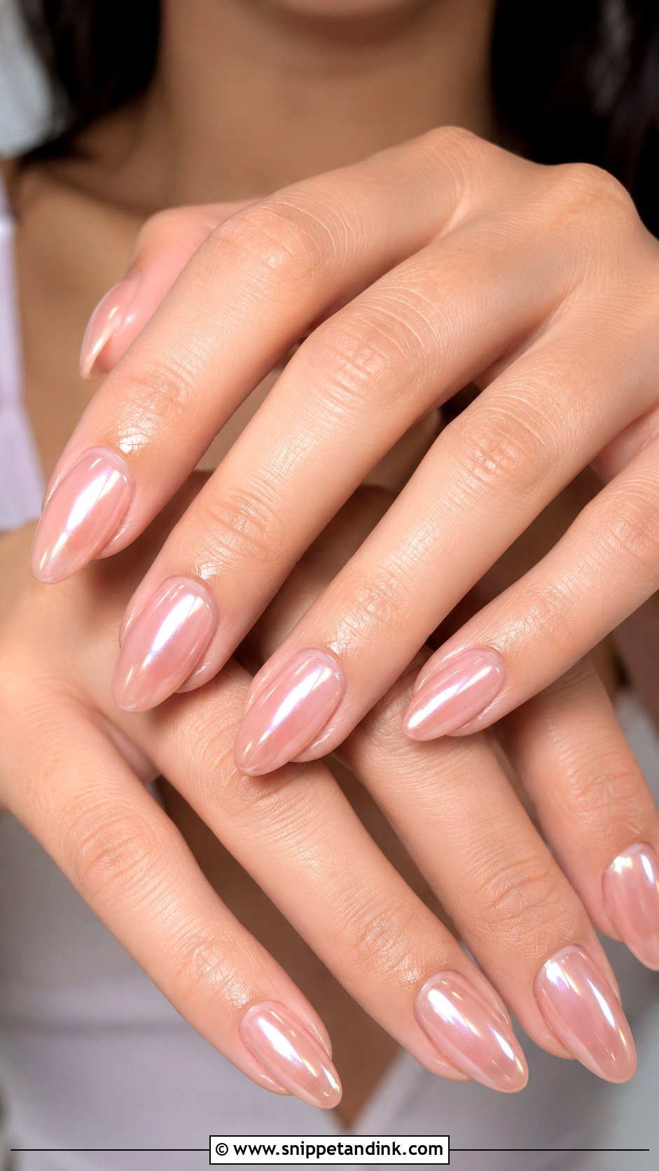Dusty Blue Bridesmaid Nails - Snippet and Ink - 30 Bridesmaid Nail Ideas