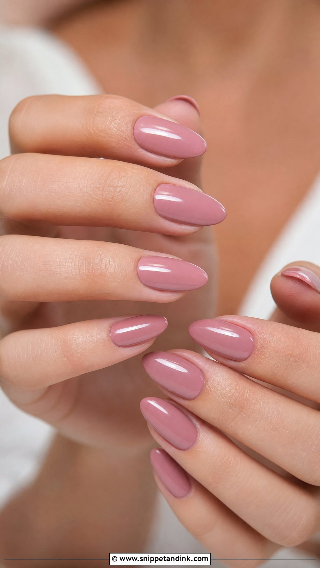 Dusty Pink Wedding Nails - Snippet and Ink - 25 Classy Wedding Nails