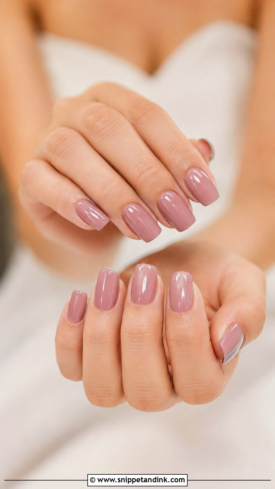 Dusty Pink Wedding Nails - Snippet and Ink - 30 Pink Wedding Nails