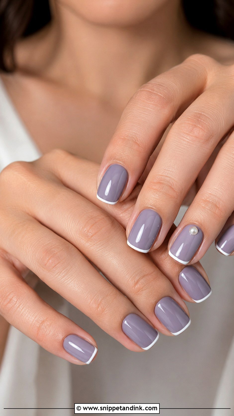 Dusty Purple Wedding Nails - Snippet and Ink - 20 Purple Wedding Nails for Bride