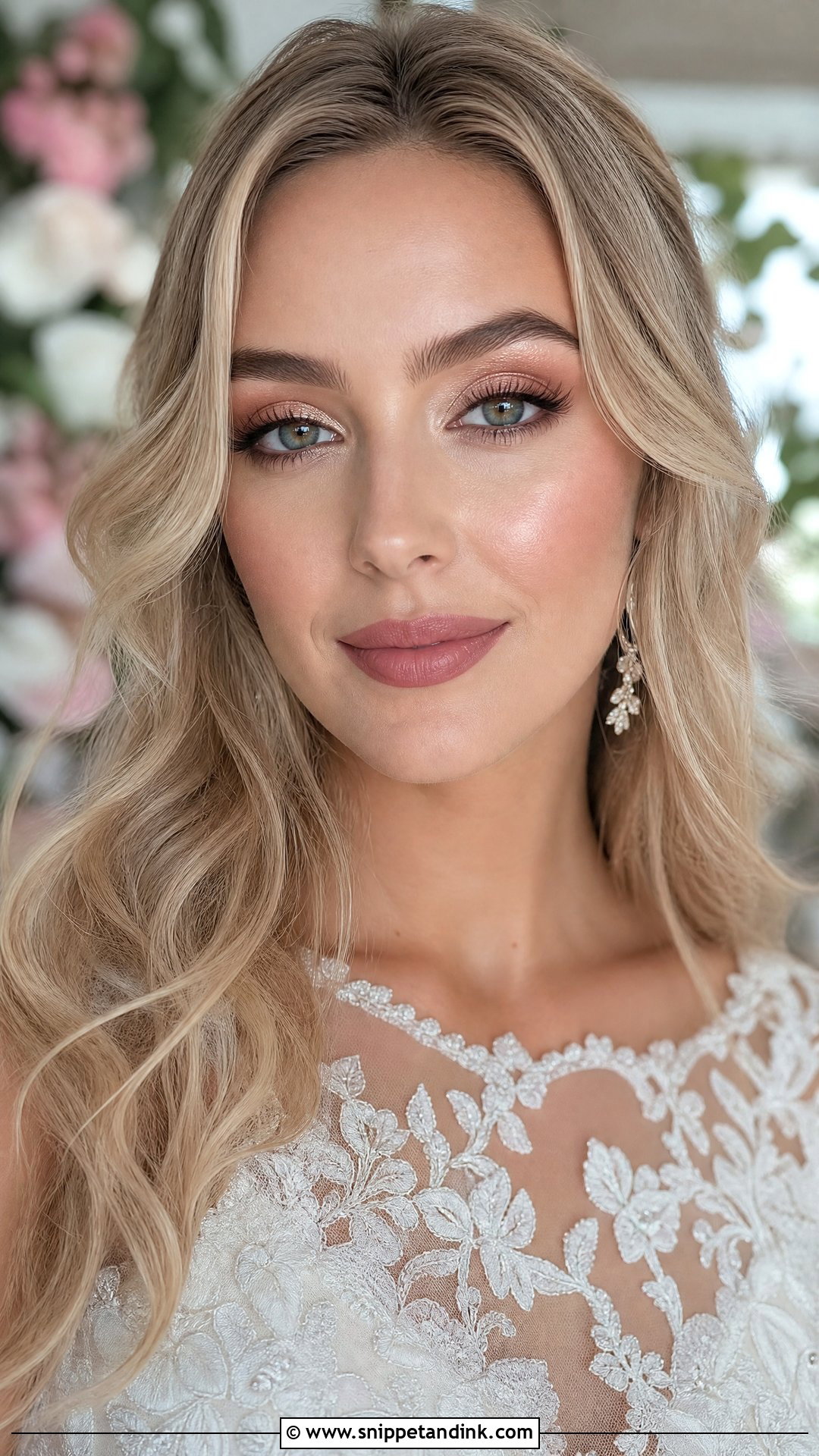 Dusty Rose Bridal Lip Color - Snippet and Ink - 20 Bridal Lip Color Ideas