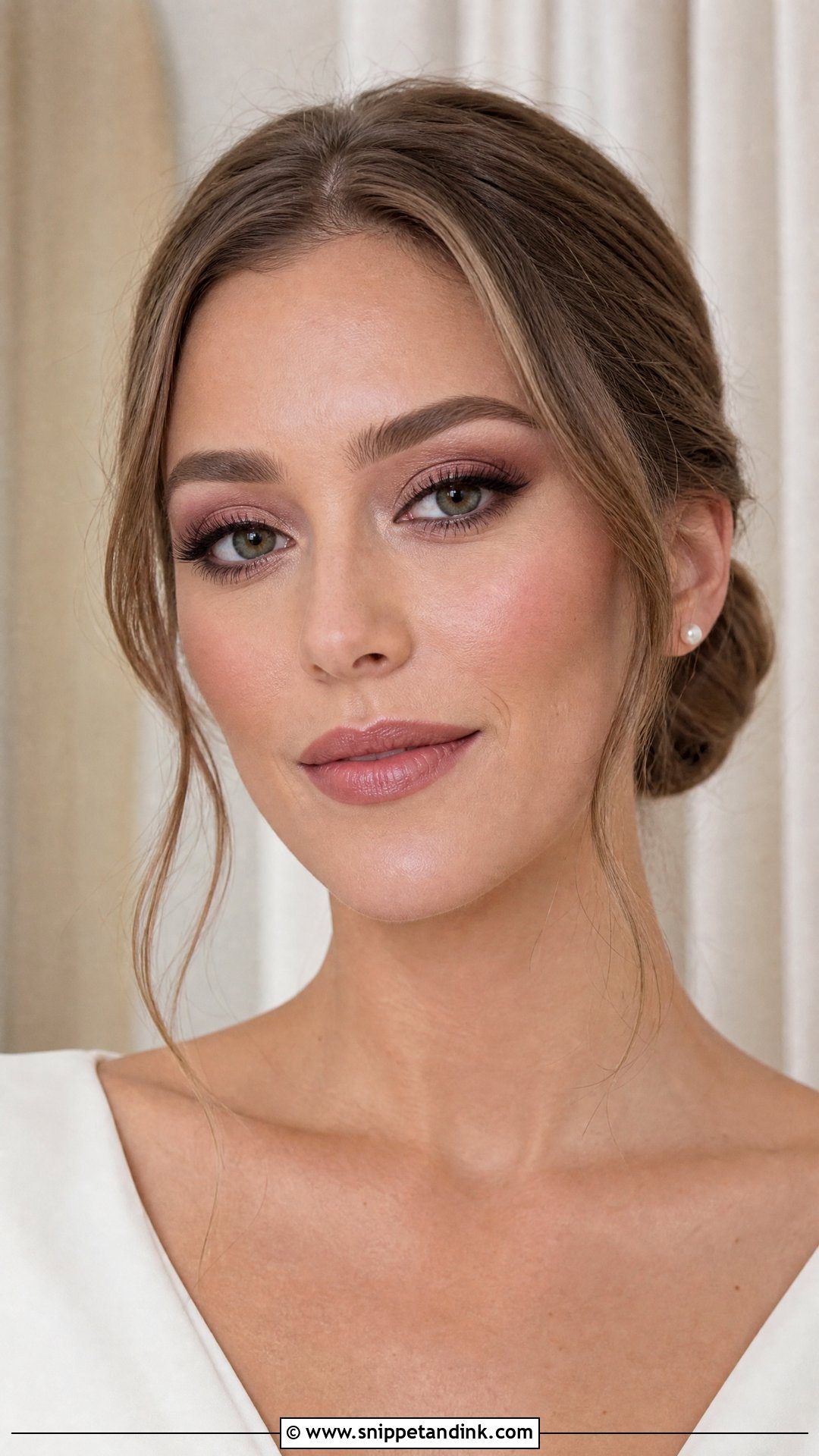 Dusty Rose Bridal Makeup - Snippet and Ink - 20 Rose Bridal Makeup Ideas
