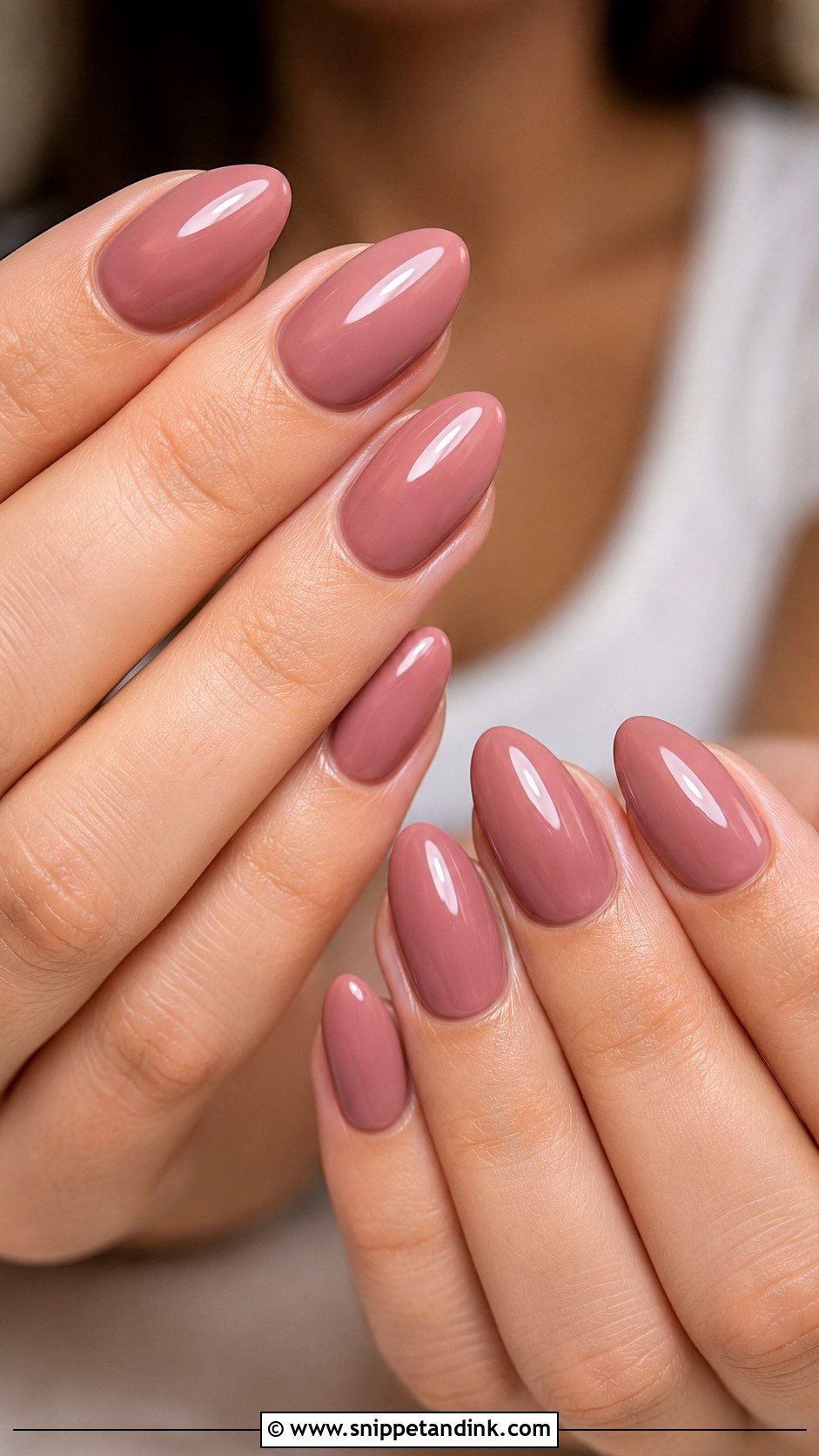 Dusty Rose Bridesmaid Nails - Snippet and Ink - 20 Bridesmaid Wedding Nails