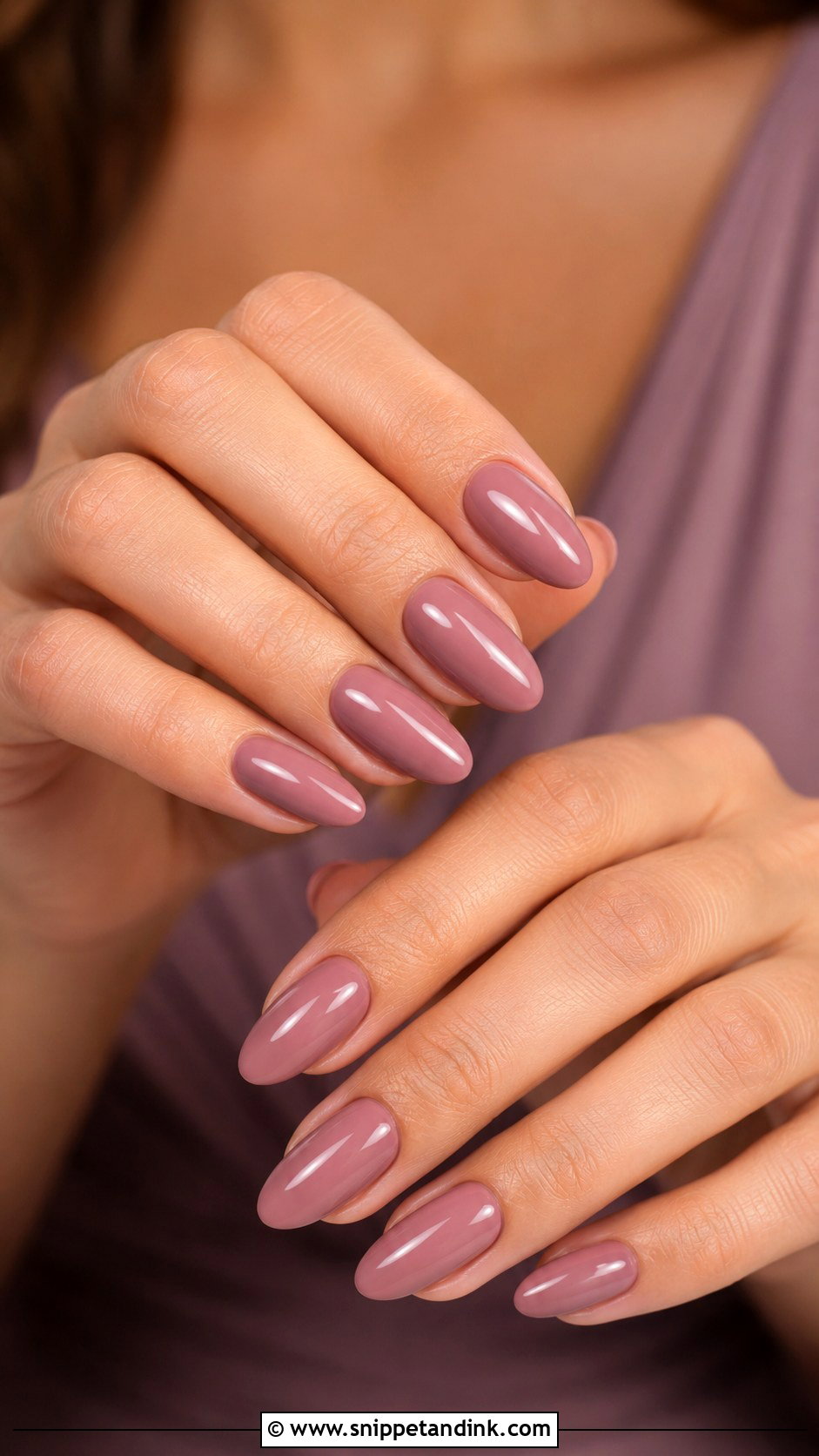 Dusty Rose Bridesmaid Nails - Snippet and Ink - 30 Wedding Nails for Bridesmaids