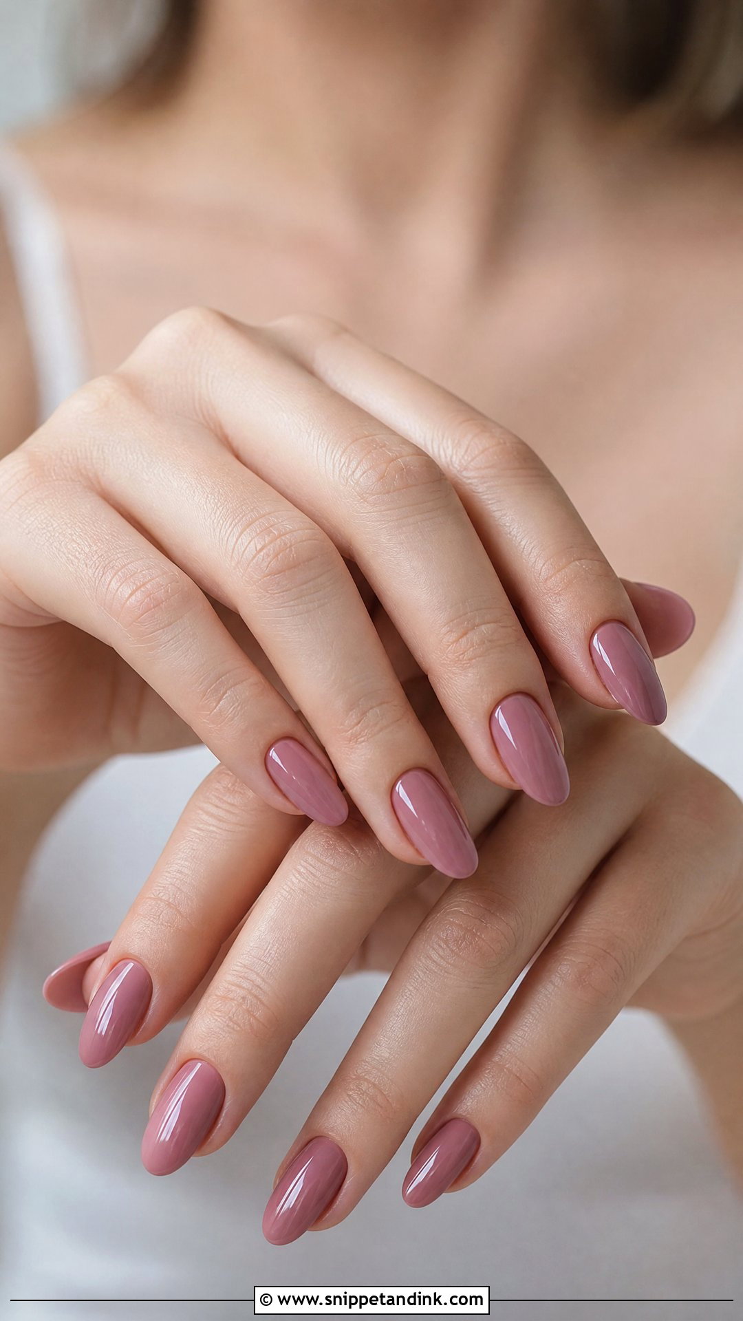 Dusty Rose Bridesmaid Nails - Snippet and Ink - 35 Bridesmaid Nails