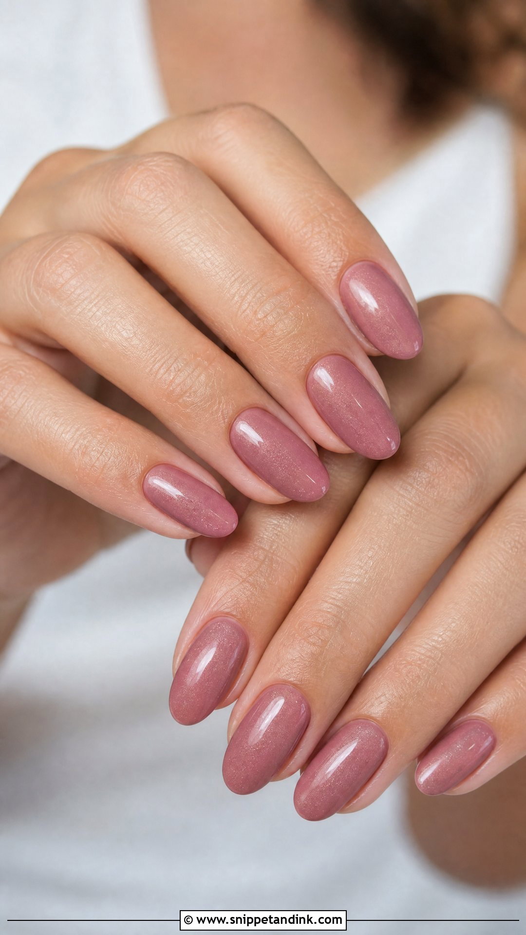 Dusty Rose Bridesmaid Nails - Snippet and Ink - 20 Cute Bridesmaid Wedding Nails