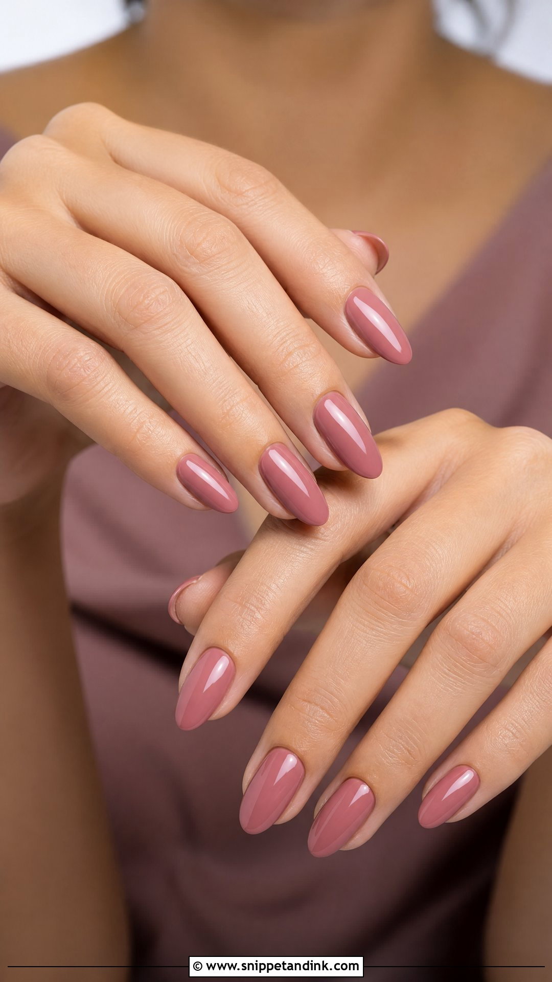 Dusty Rose Bridesmaid Nails - Snippet and Ink - 20 Wedding Day Nails for Bridesmaids
