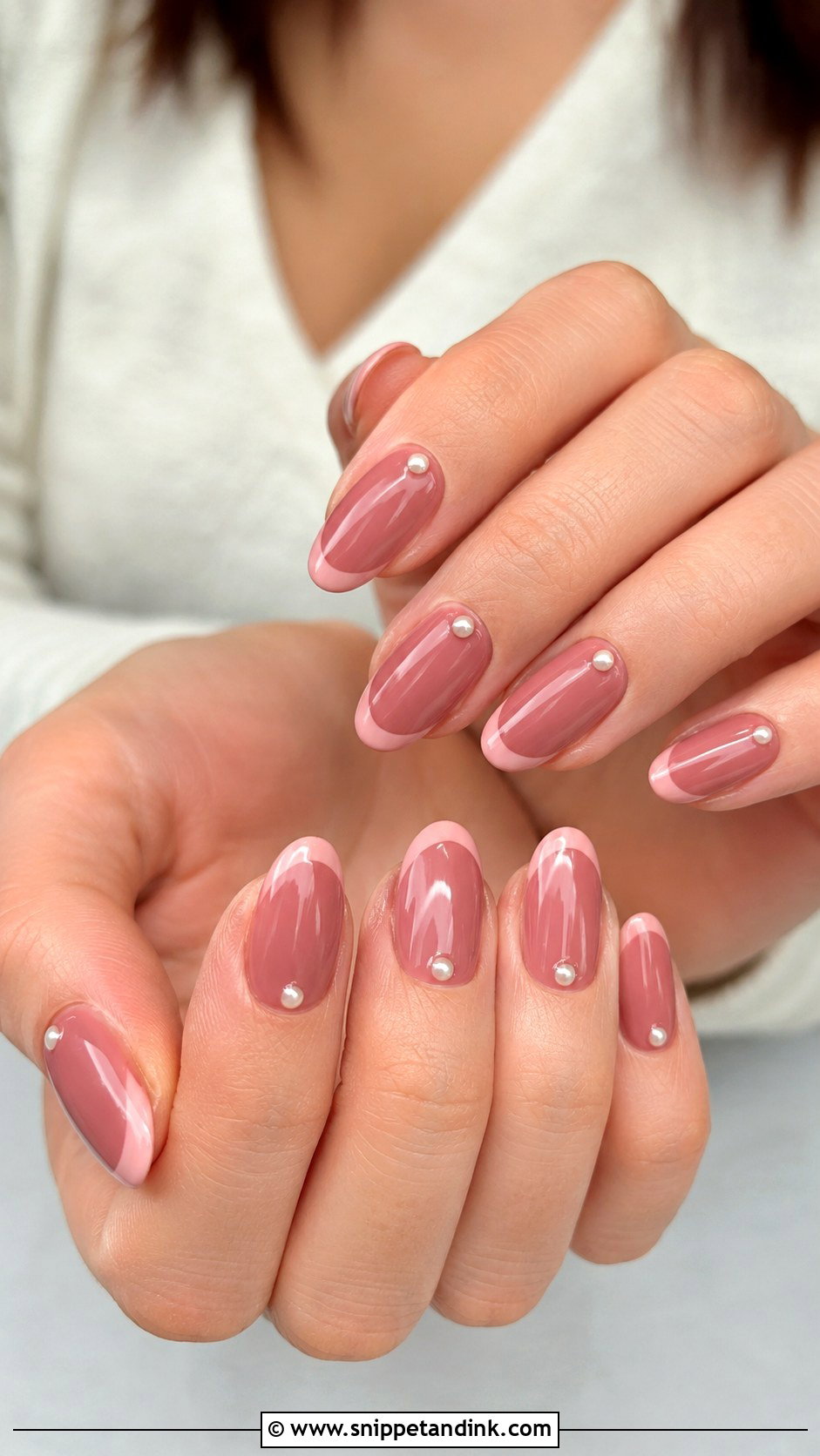 Dusty Rose Fall Wedding Nails - Snippet and Ink - 30 Fall Wedding Nails