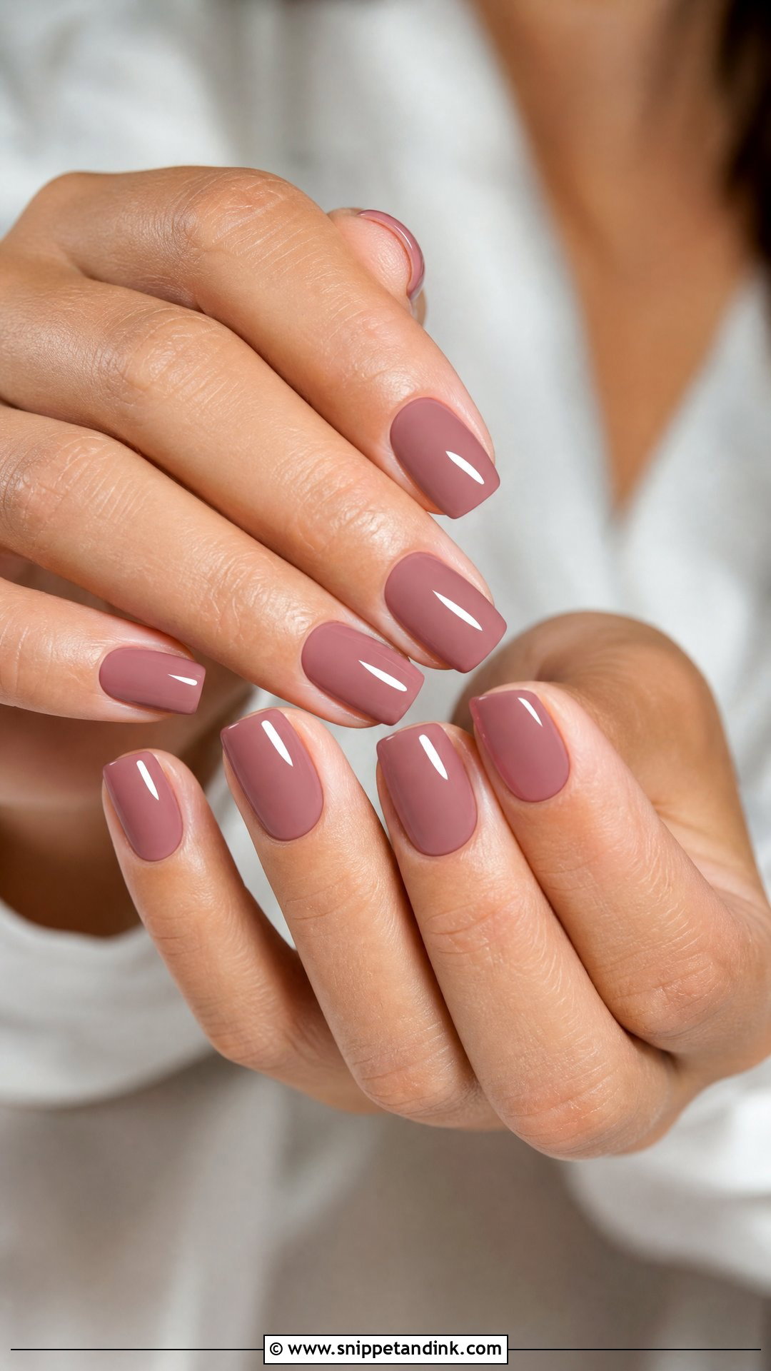 Dusty Rose Wedding Guest Nails - Snippet and Ink - 35 Wedding Guest Nails