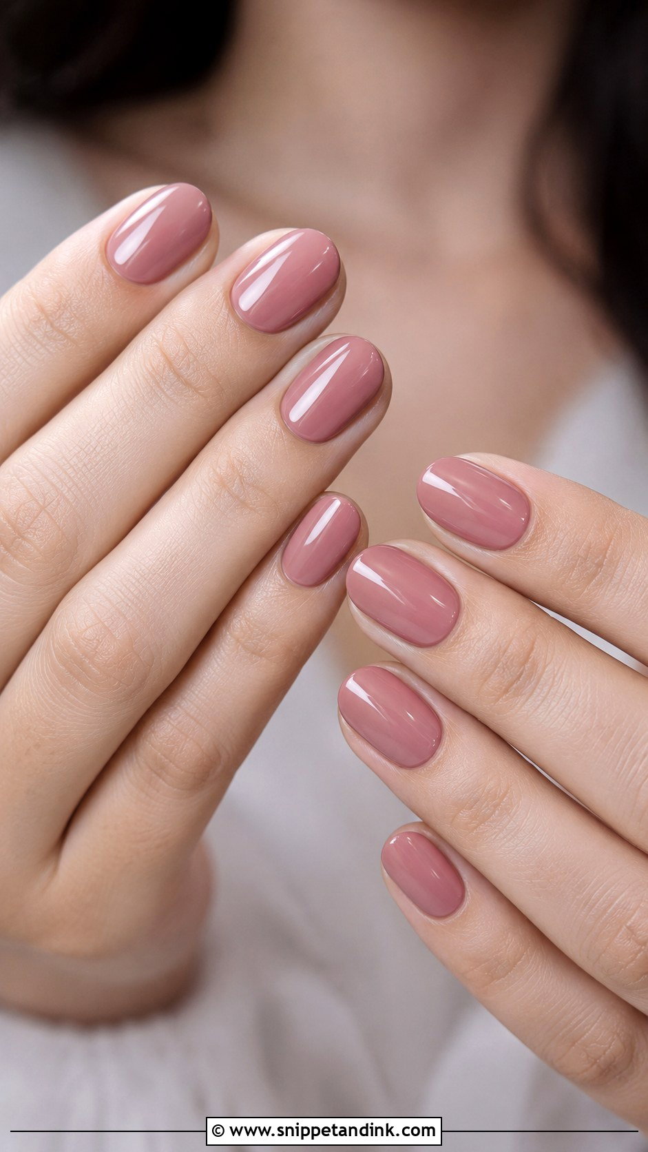 Dusty Rose Wedding Nails - Snippet and Ink - 20 Wedding Nails for Mother of the Bride