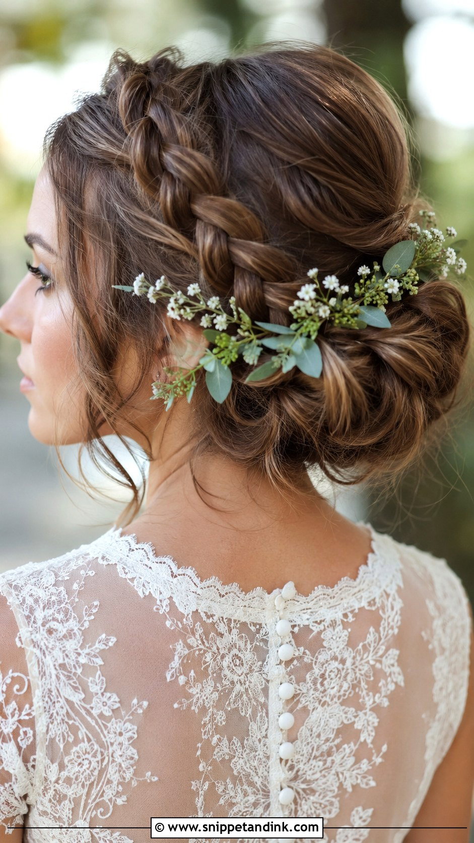 Dutch Braid Boho Updo - Snippet and Ink - 25 Boho Bride Hair Ideas