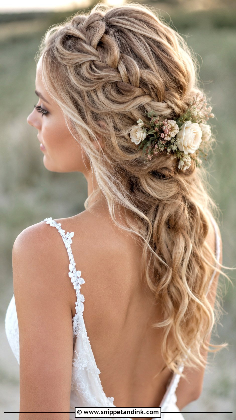 Dutch Braid Bridal Hairstyle - Snippet and Ink - 30 Bridal Hairstyles for Long Hair