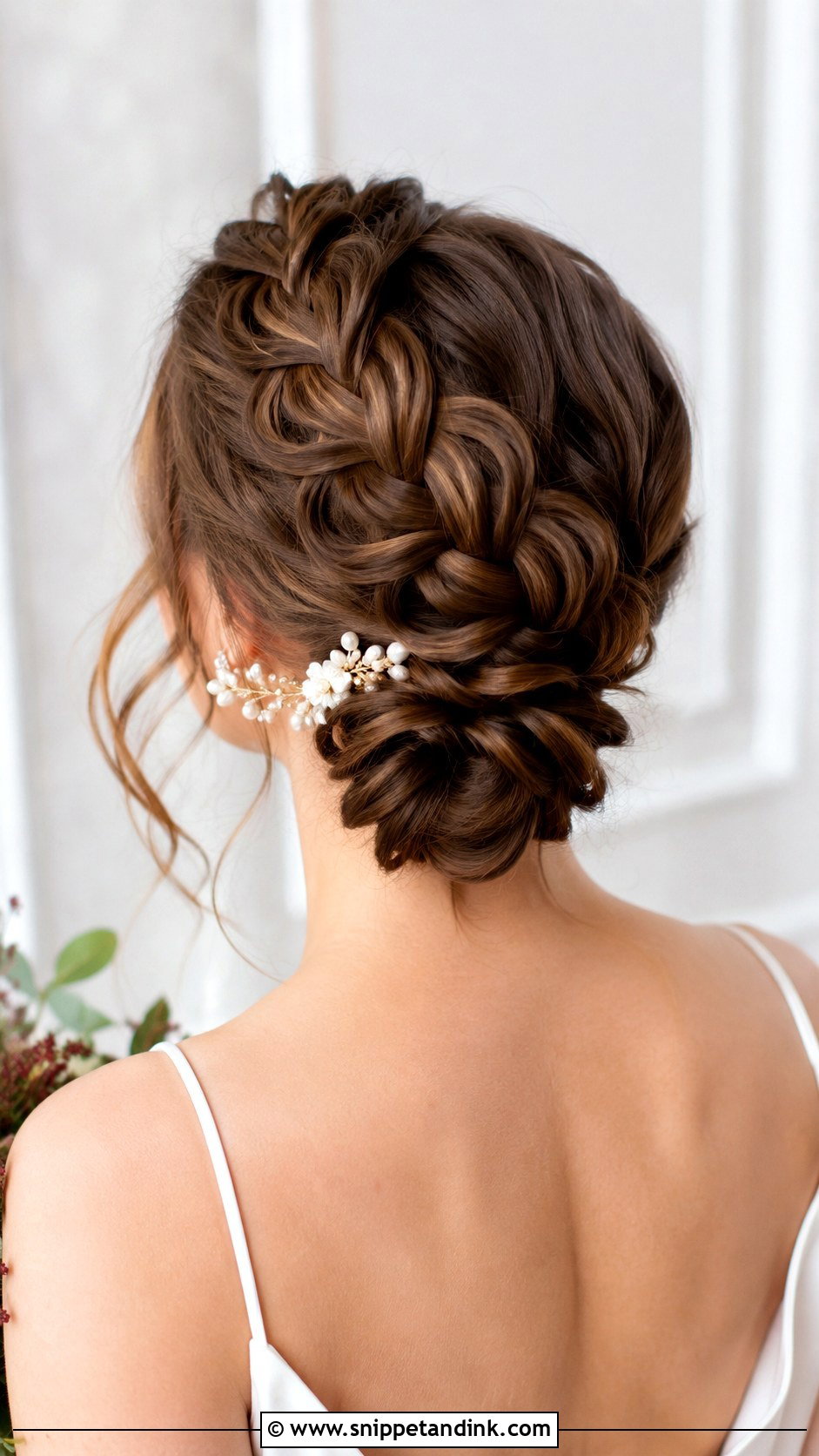 Dutch Braid Bridal Hairstyle - Snippet and Ink - 20 Hair Styling for Wedding Ideas