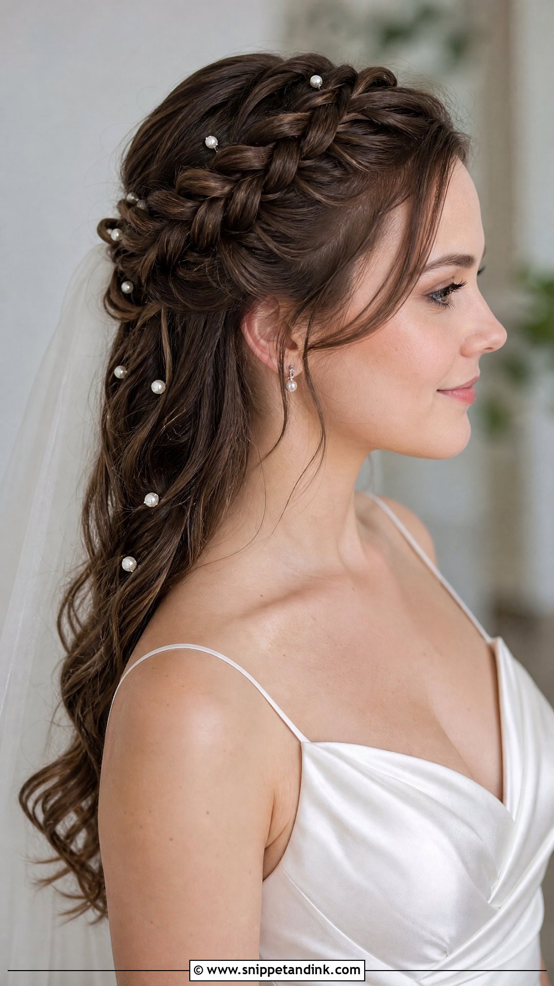 Dutch Braid Bridal Look - Snippet and Ink - 20 Viking Wedding Hairstyles