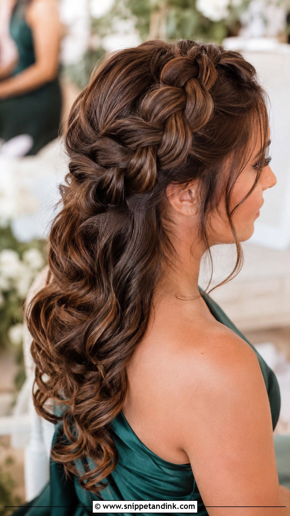 Dutch Braid Bridesmaid Hair - Snippet and Ink - 20 Bridesmaid Hair with Braid Ideas