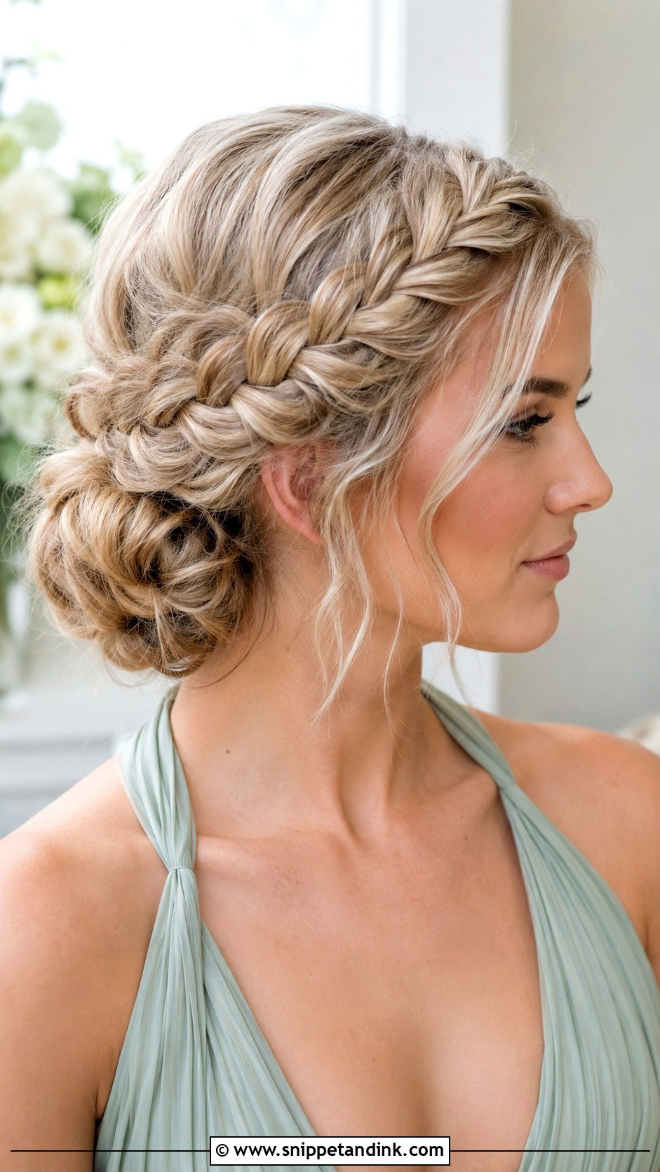 Dutch Braid Bridesmaid Updo - Snippet and Ink - 25 Bridesmaids Hairstyles Updo