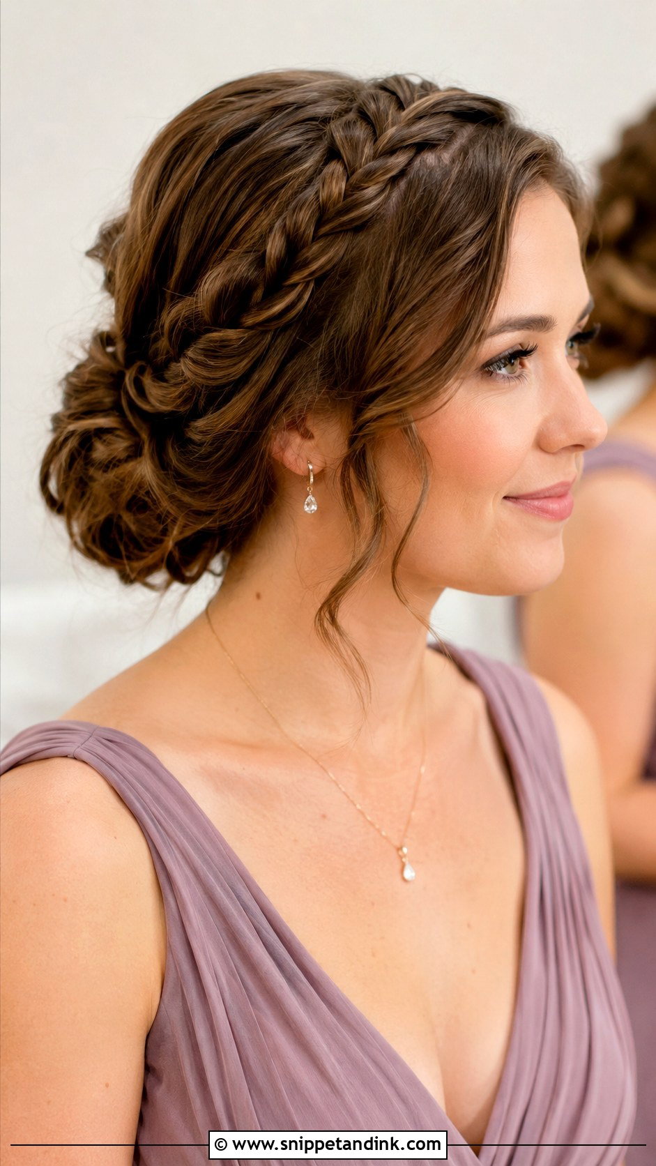 Dutch Braid Bridesmaid Updo - Snippet and Ink - 20 Bridesmaid Hairstyles Braids
