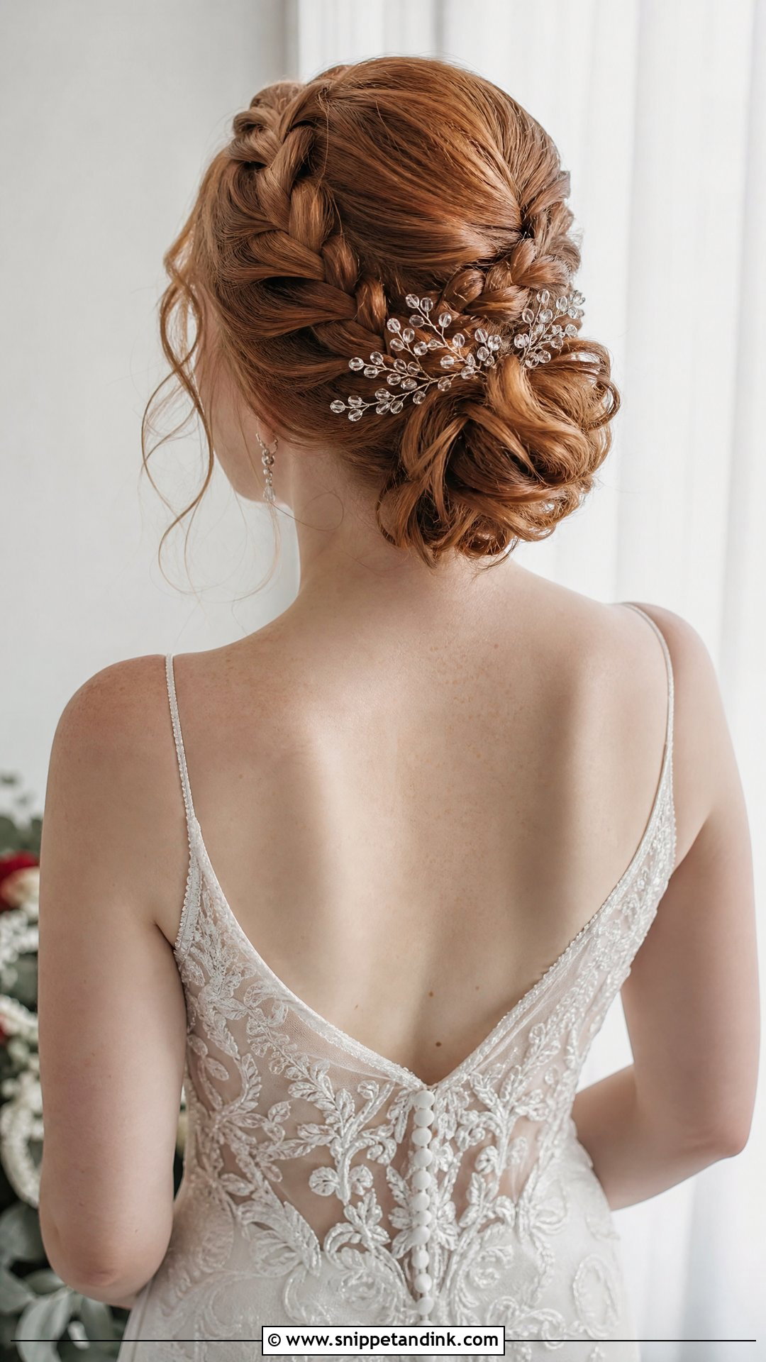 Dutch Braid Bun - Snippet and Ink - 20 Bridal Braid Hairstyles