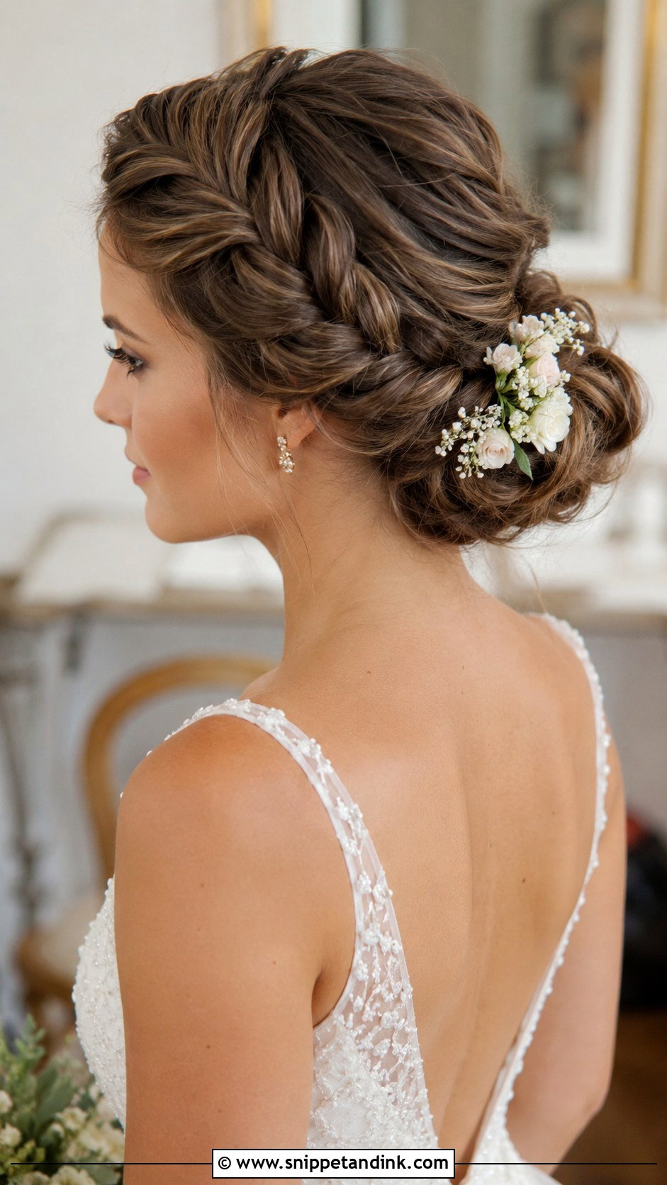 Dutch Braid Bun - Snippet and Ink - 25 Christian Bridal Hairstyle Ideas