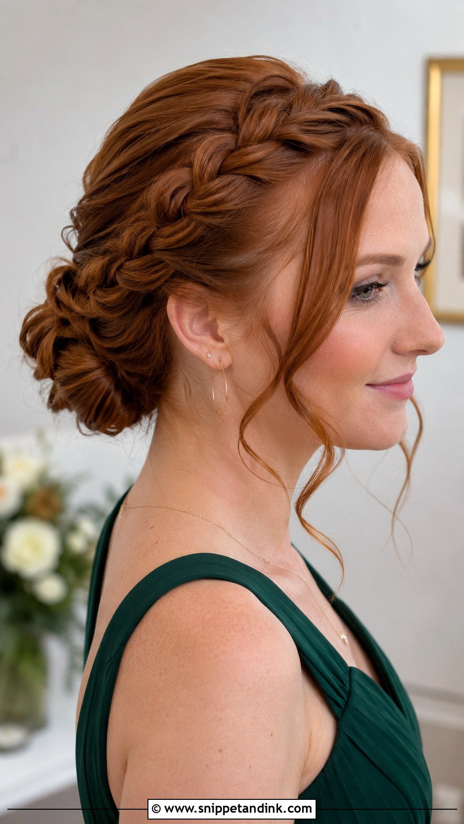 Dutch Braid Bun Wedding Guest - Snippet and Ink - 20 Braided Hairstyles Wedding Guest