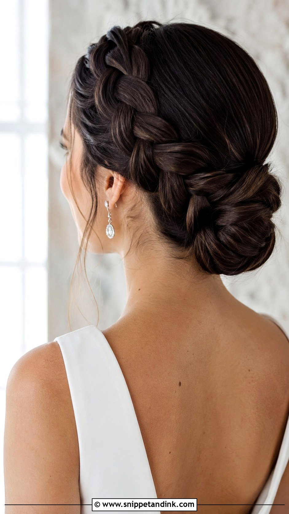 Dutch Braid Into Bun - Snippet and Ink - 20 Braid Hairstyle for Wedding Ideas