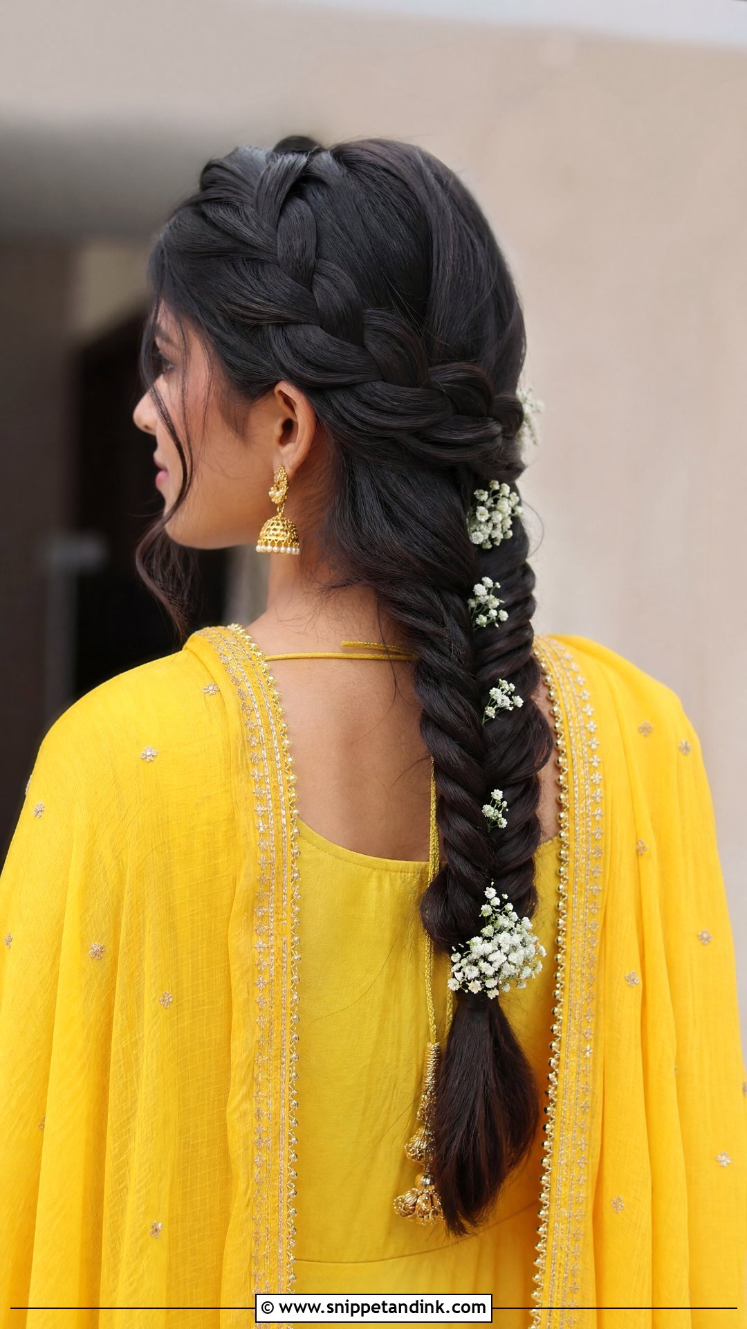 Dutch Braid Into Fishtail Combo - Snippet and Ink - 20 Indian Bridal Braids for Long Hair