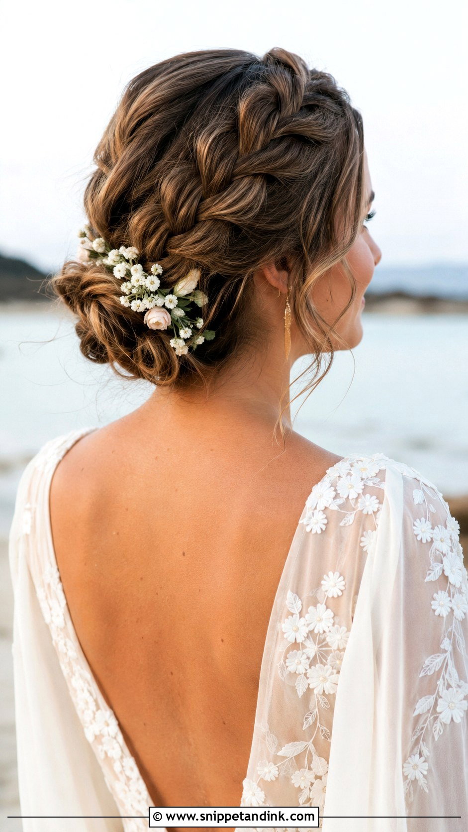 Dutch Braid Updo - Snippet and Ink - 20 Short Hair Updo for Wedding Ideas