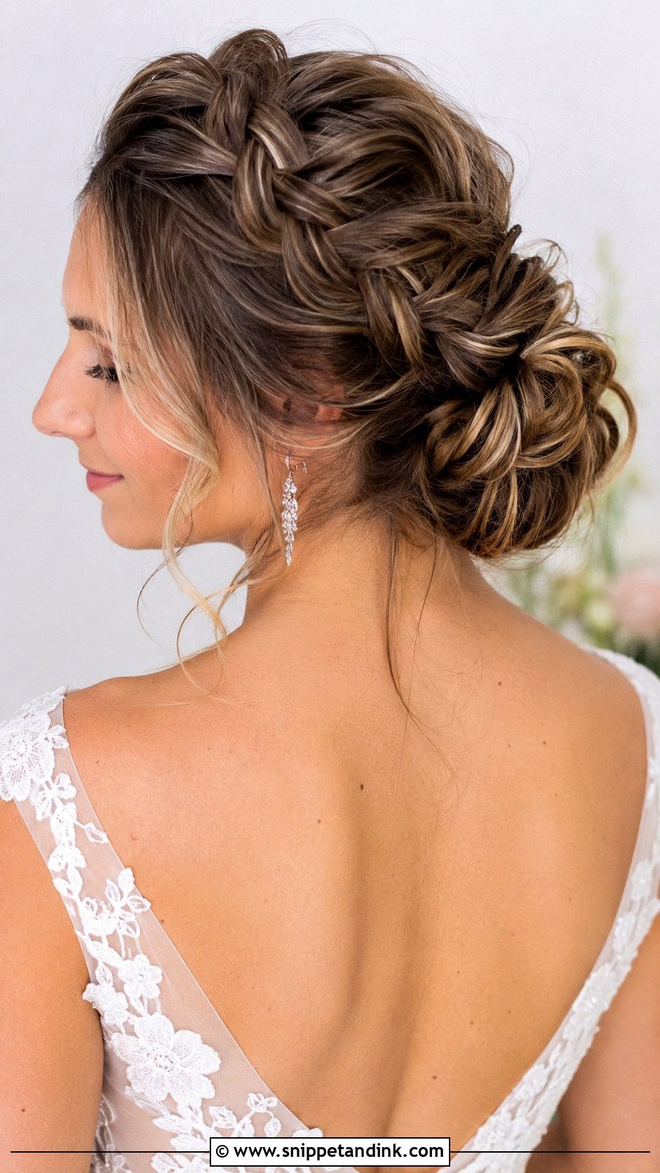 Dutch Braid Updo - Snippet and Ink - 20 Wedding Hair Styles Updo