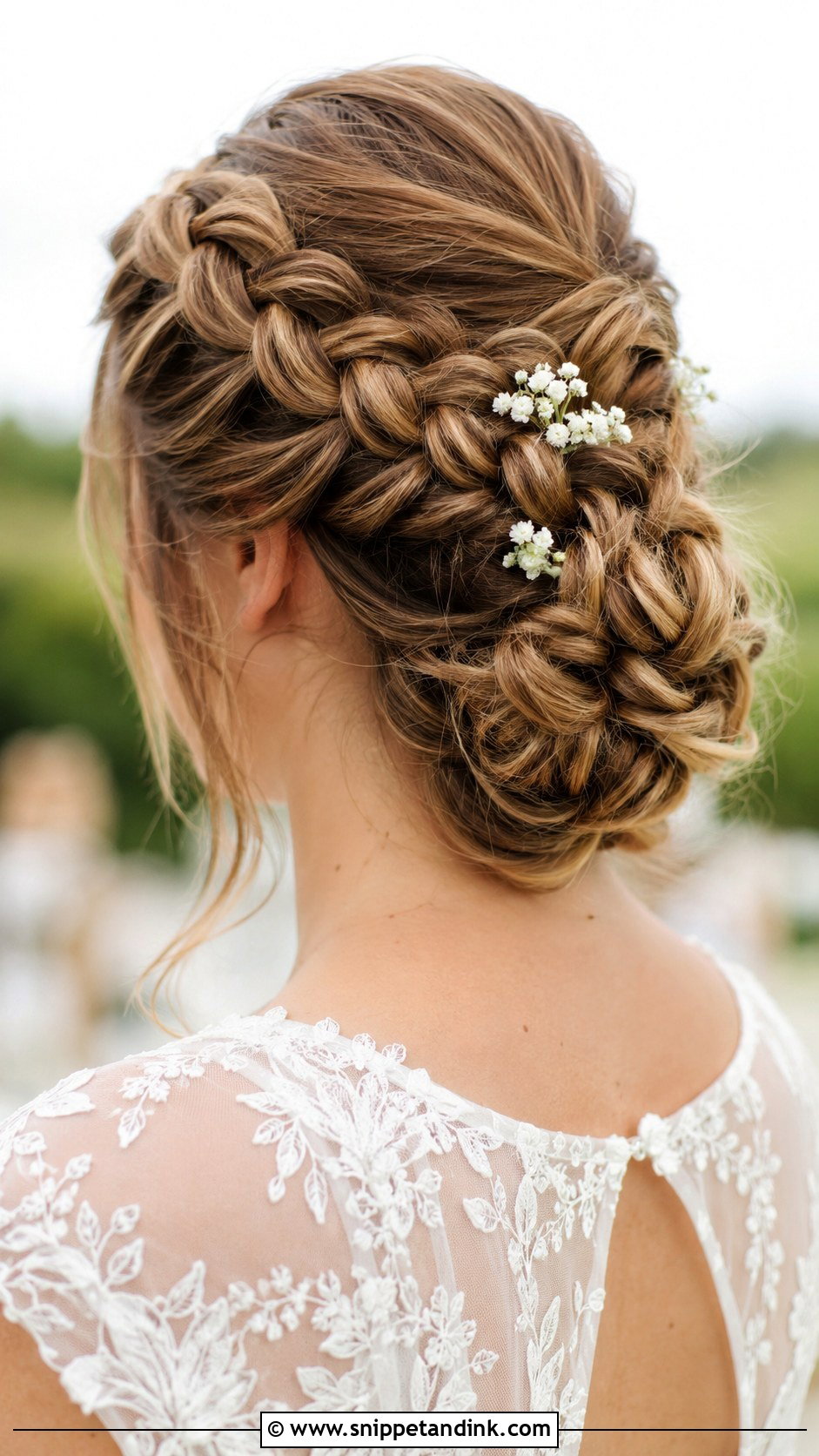 Dutch Braid Updo - Snippet and Ink - 25 Summer Wedding Hairstyles