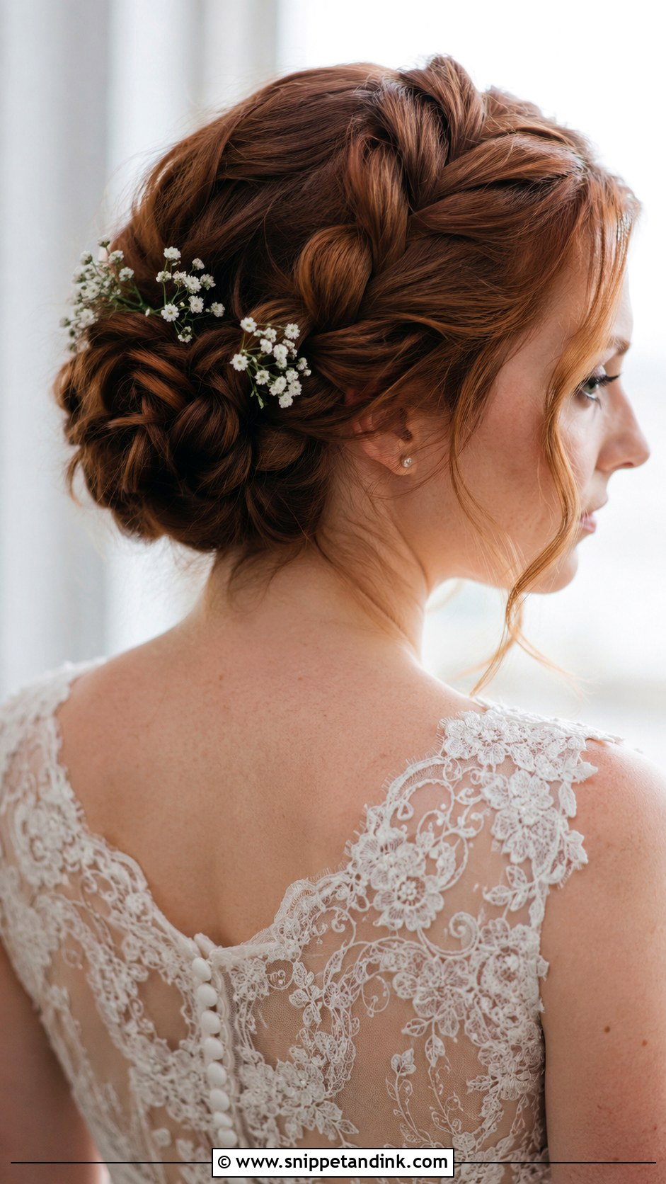 Dutch Braid Updo - Snippet and Ink - 20 Easy Short Hair Updo Wedding Ideas