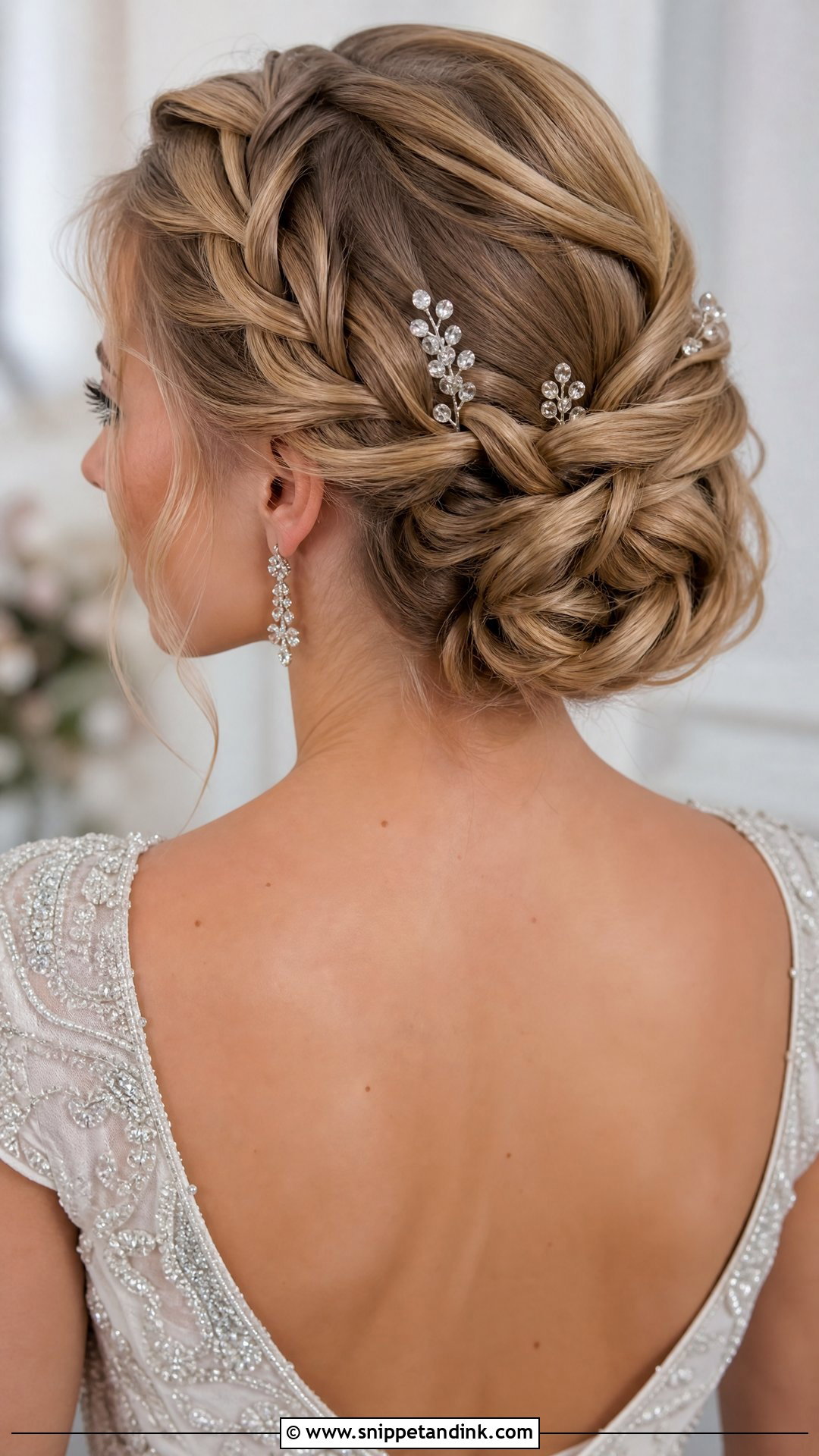 Dutch Braid Updo - Snippet and Ink - 30 Bridal Braids