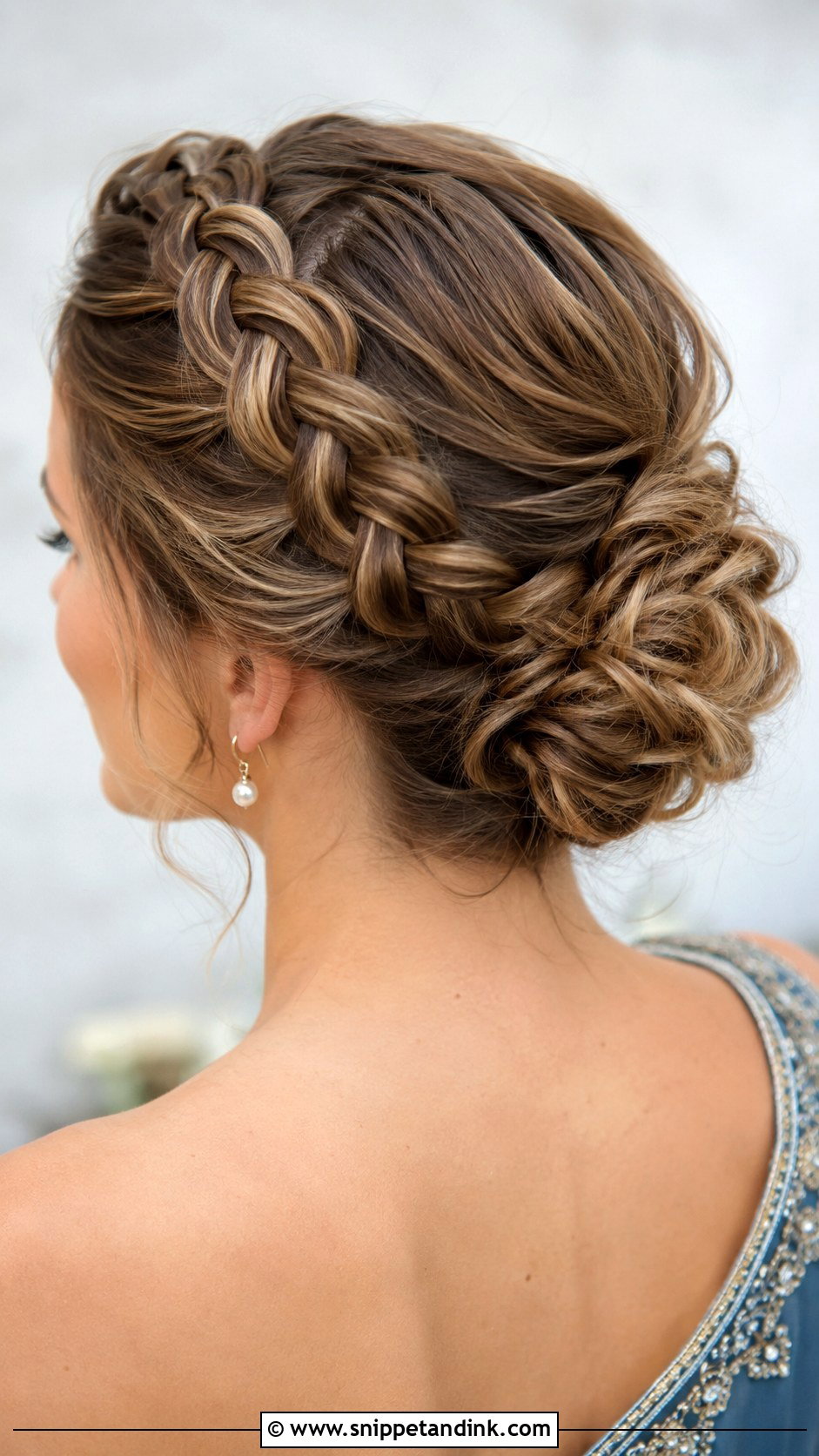 Dutch Braid Updo - Snippet and Ink - 30 Hairstyle for Engagement Ideas