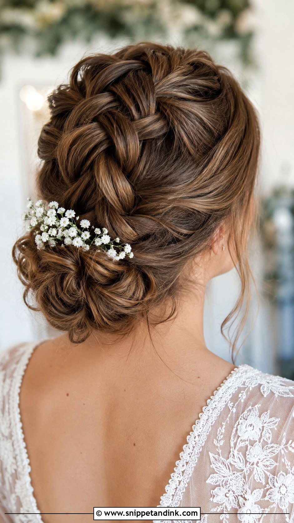 Dutch Braid Updo - Snippet and Ink - 30 Straight Hair Hairstyles for Wedding