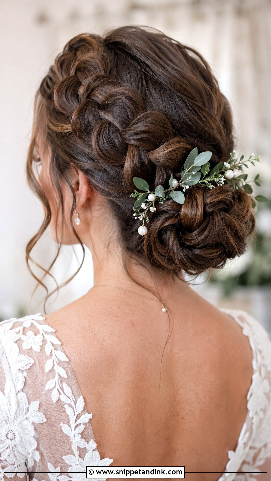 Dutch Braid Updo - Snippet and Ink - 30 Wedding Braid Hairstyles