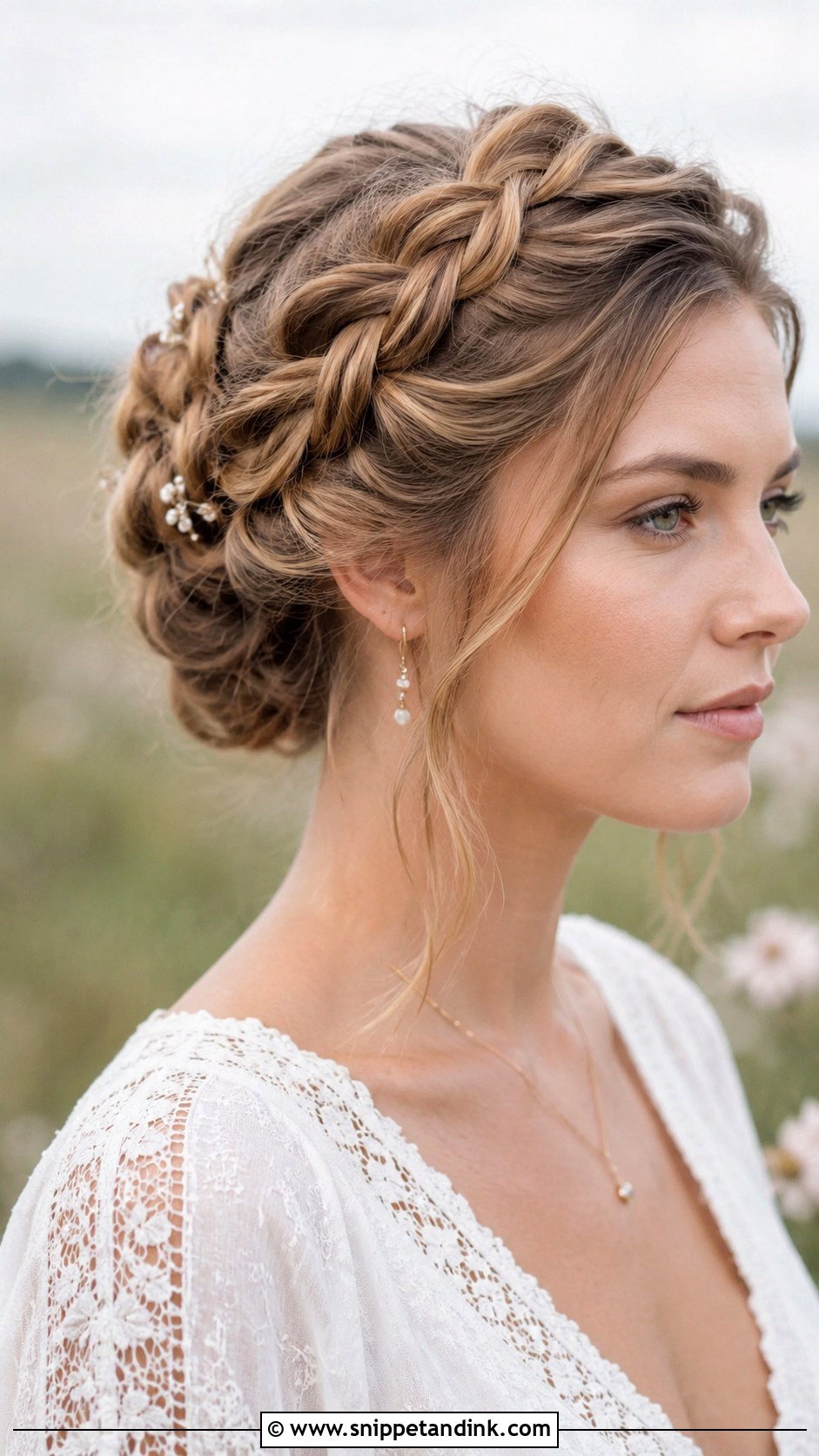 Dutch Braid Updo - Snippet and Ink - 30 Wedding Guest Hairstyles for Long Hair