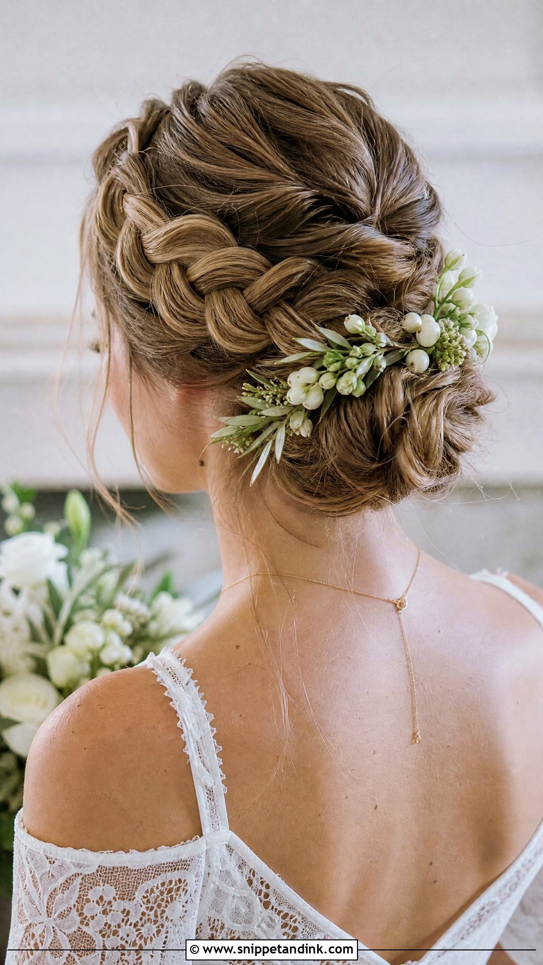 Dutch Braid Updo - Snippet and Ink - 20 Fall Wedding Hairstyles