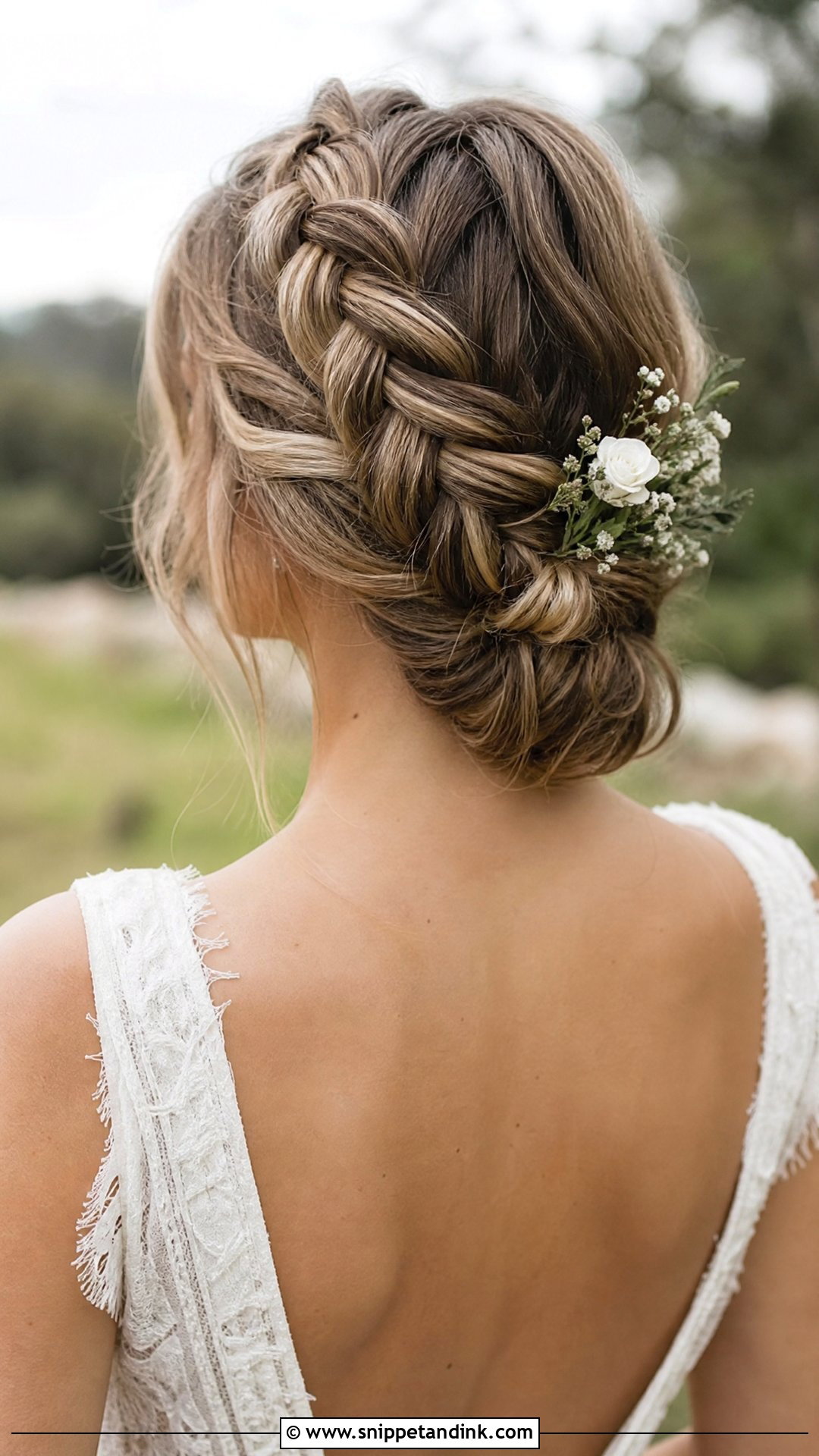 Dutch Braid Updo - Snippet and Ink - 20 Long Hair Wedding Hair Styles