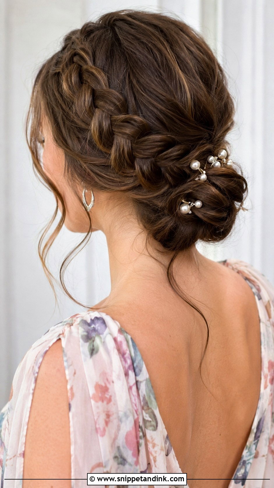 Dutch Braid Updo - Snippet and Ink - 20 Medium Maid of Honor Hairstyles