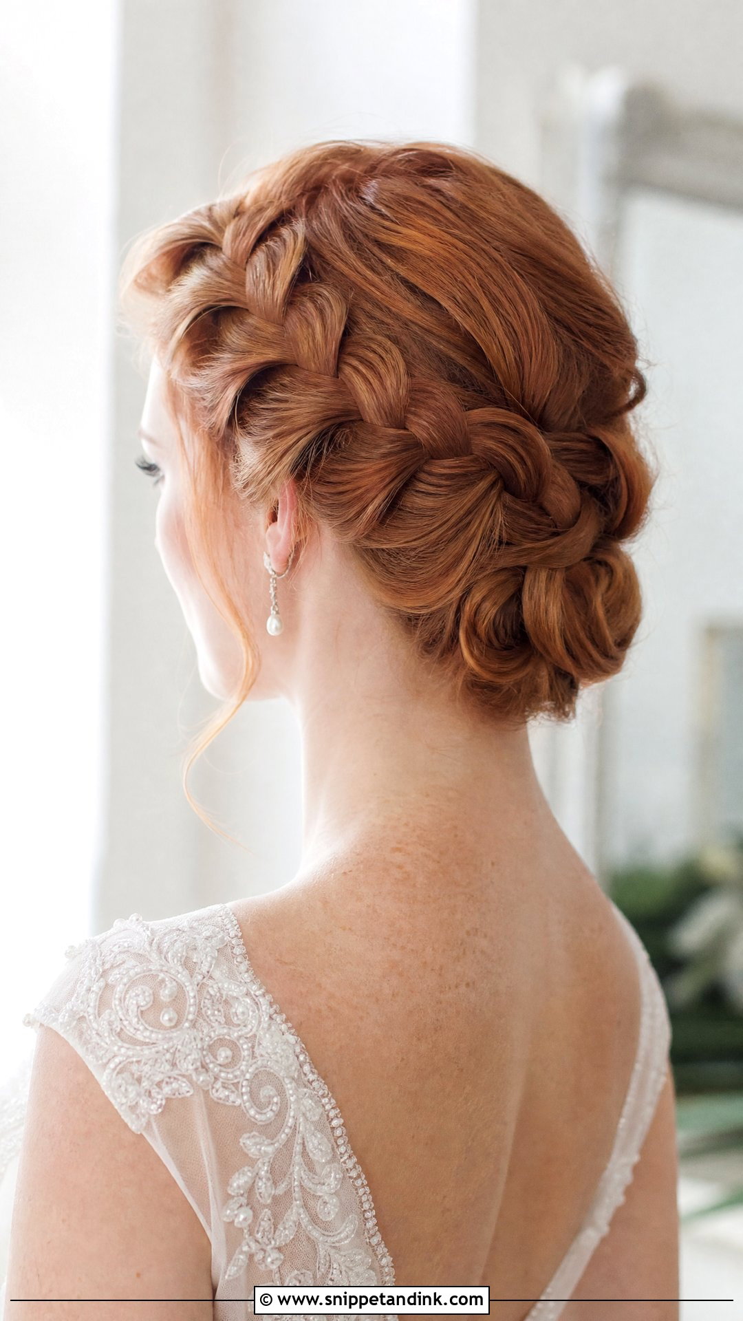 Dutch Braid Updo for Bride - Snippet and Ink - 20 Braid Hairstyles for Bride
