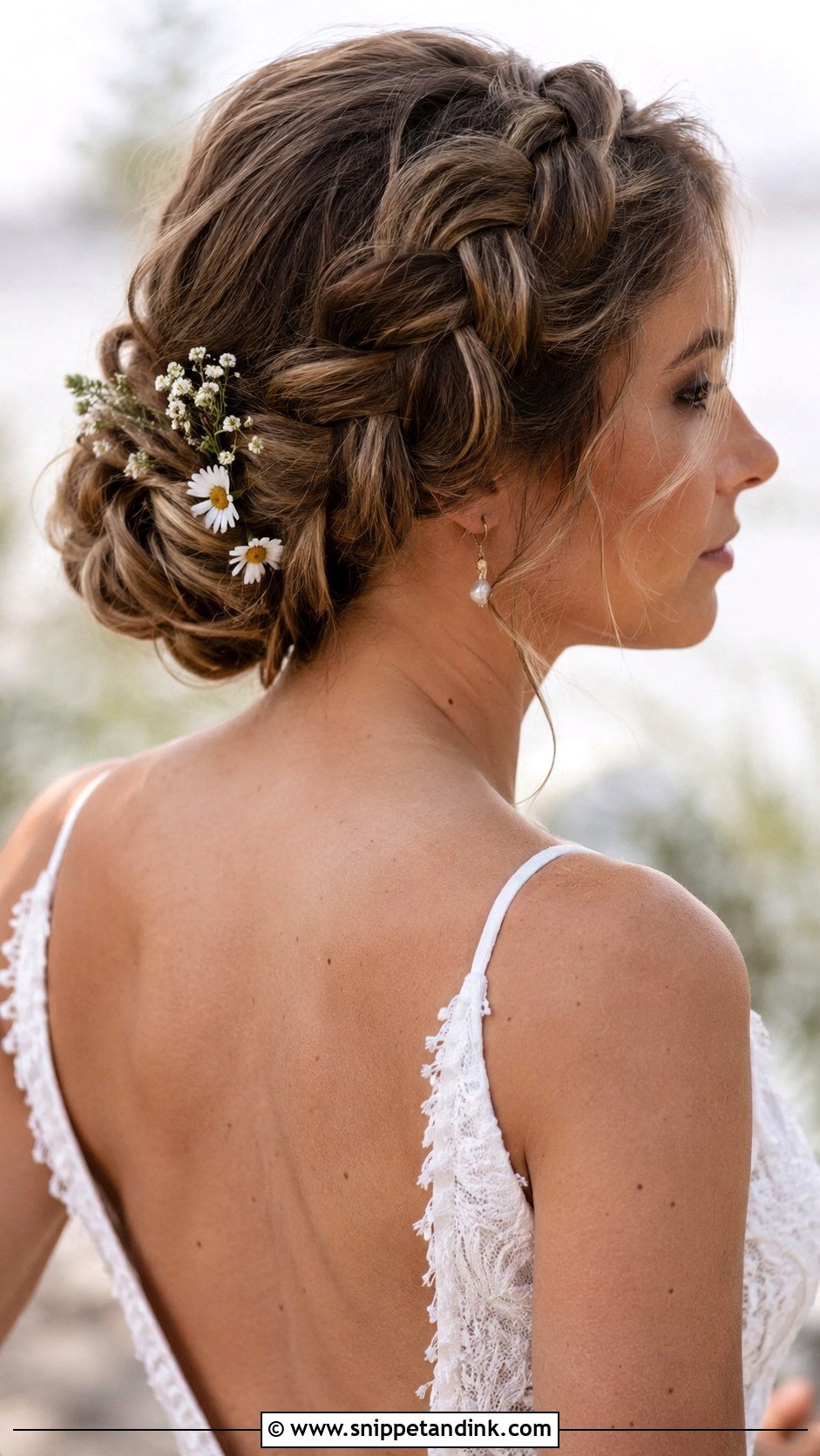 Dutch Braid Updo for Brides - Snippet and Ink - 25 Hairstyles for Brides