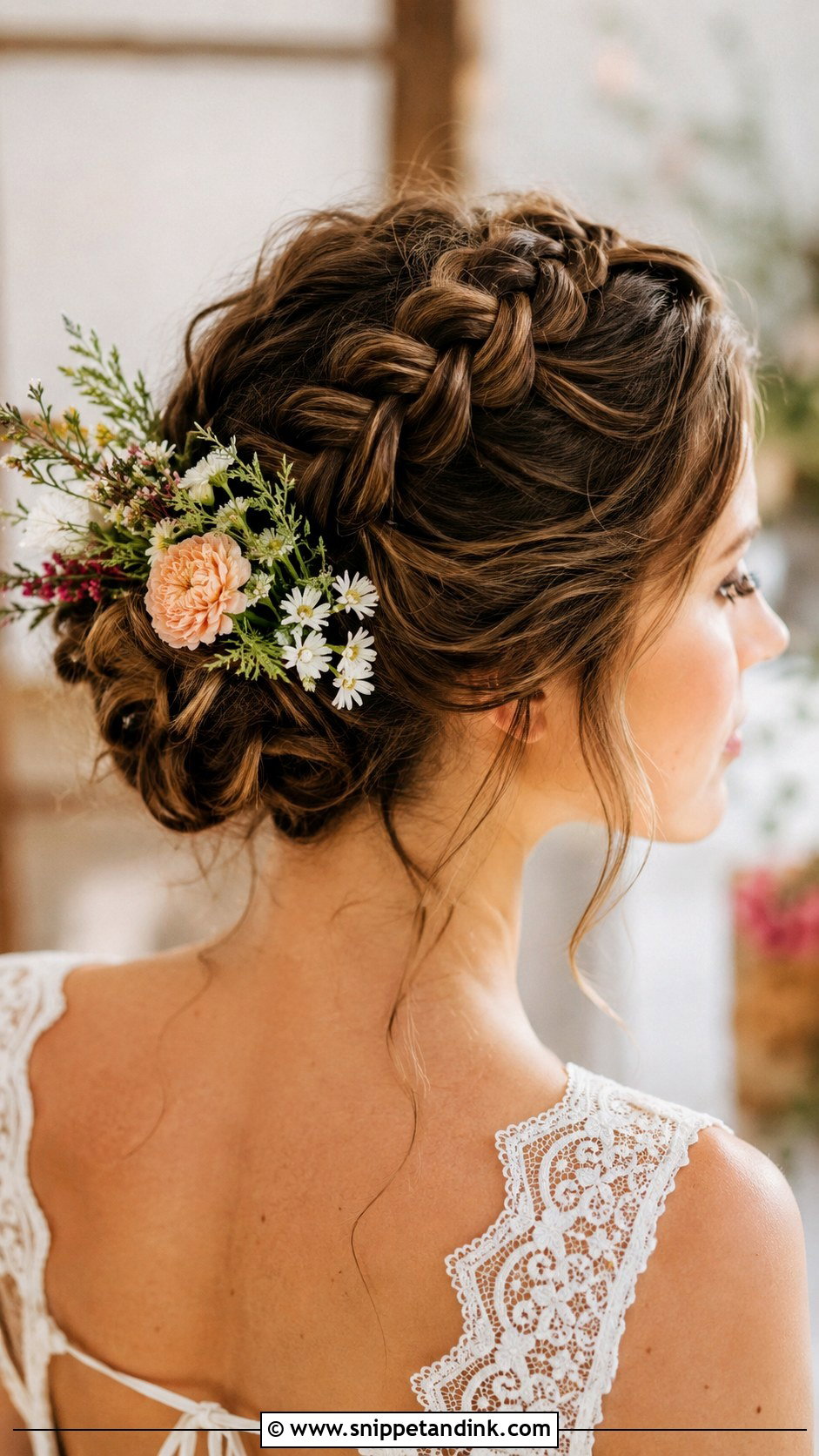 Dutch Braid Updo for Long Hair - Snippet and Ink - 30 Wedding Updos for Long Hair