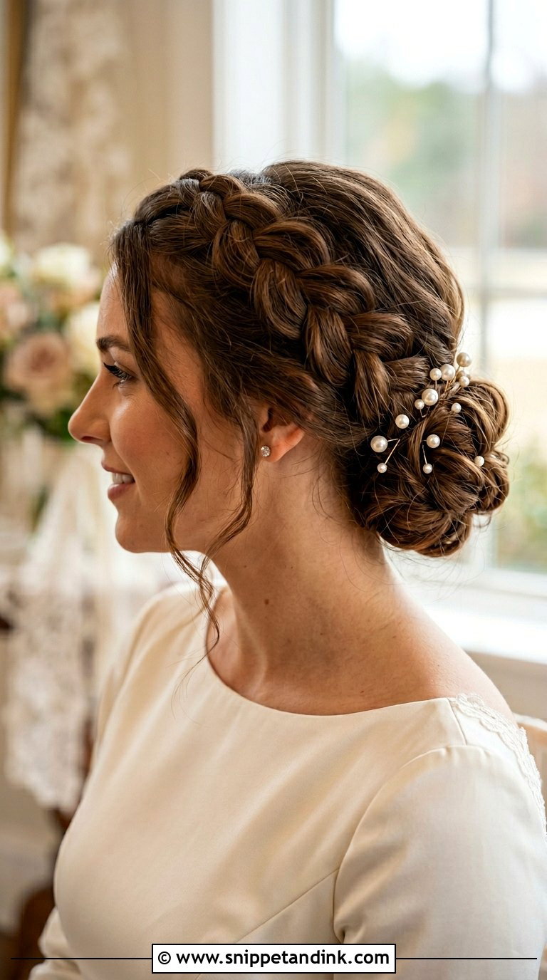 Dutch Braid Updo for Wedding - Snippet and Ink - 20 Braids Hairstyles for Wedding