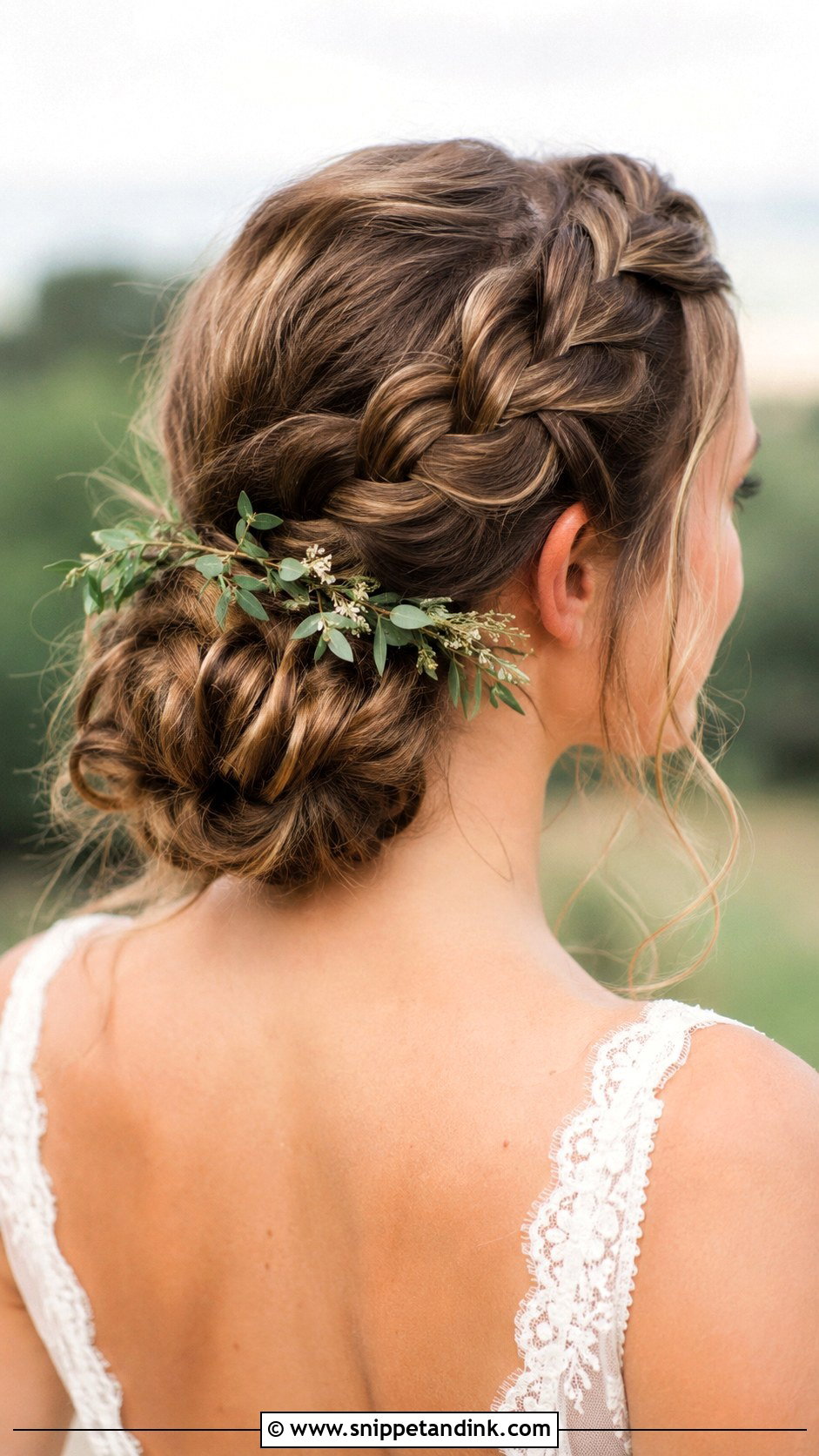 Dutch Braid Updo for Weddings - Snippet and Ink - 30 Brides Hairstyles