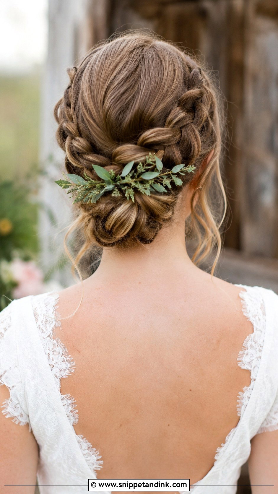 Dutch Braid Wedding Hair - Snippet and Ink - 25 Bohemian Wedding Hair Ideas