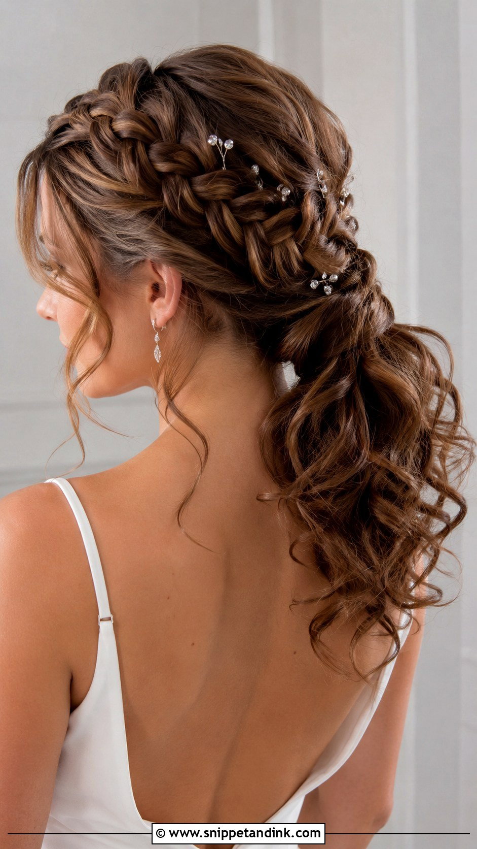 Dutch Braid Wedding Hair With Curls - Snippet and Ink - 15 Wedding Hair with Braids and Curls